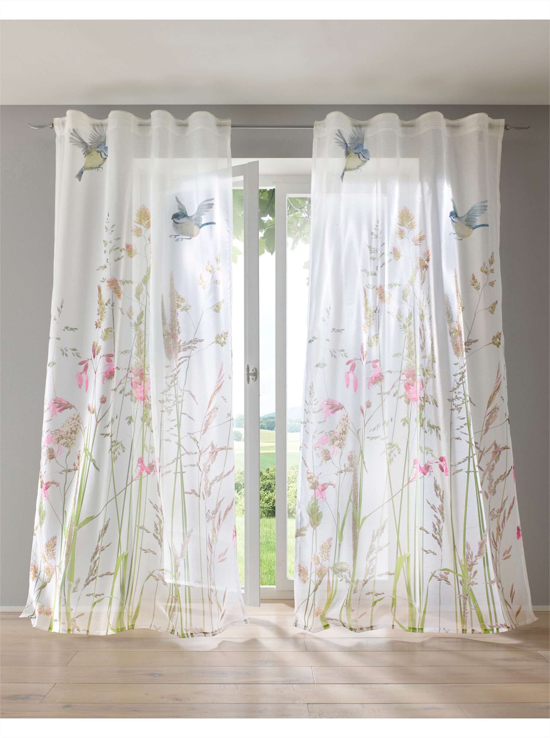 heine Gardine Dekoschal, Schlaufen (1 St), günstig online kaufen