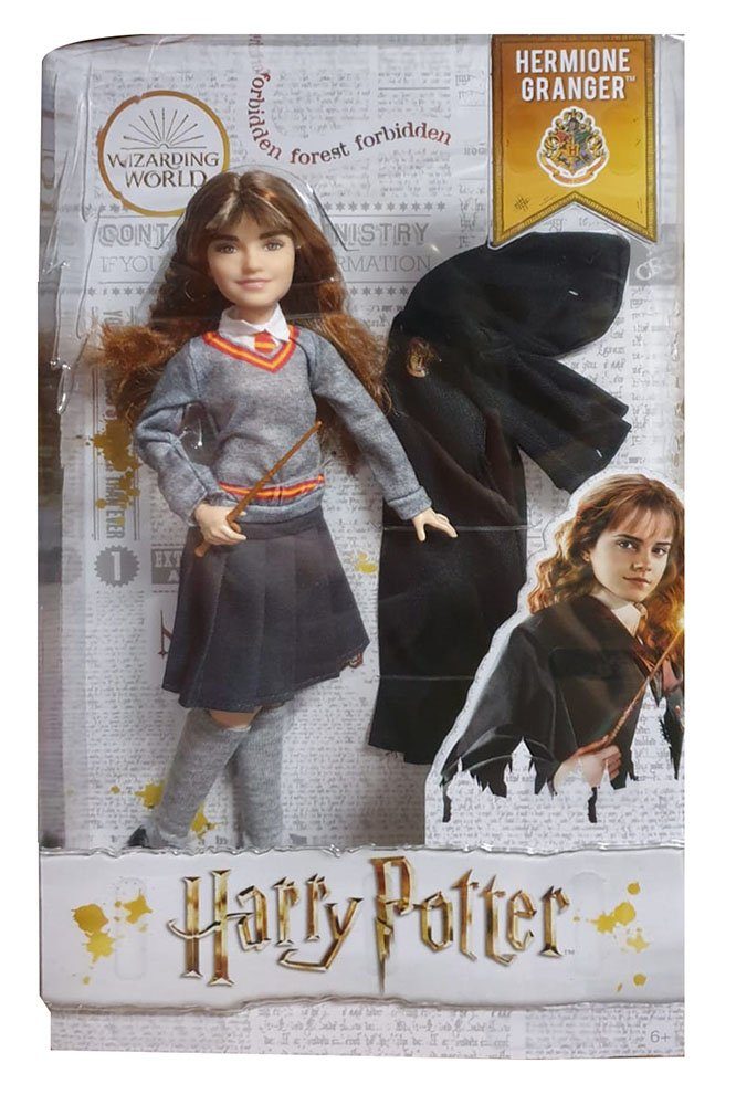 Harry Potter Anziehpuppe Mattel FYM51 - Harry Potter Hermine Granger Puppe,  11 bewegliche Gelenke