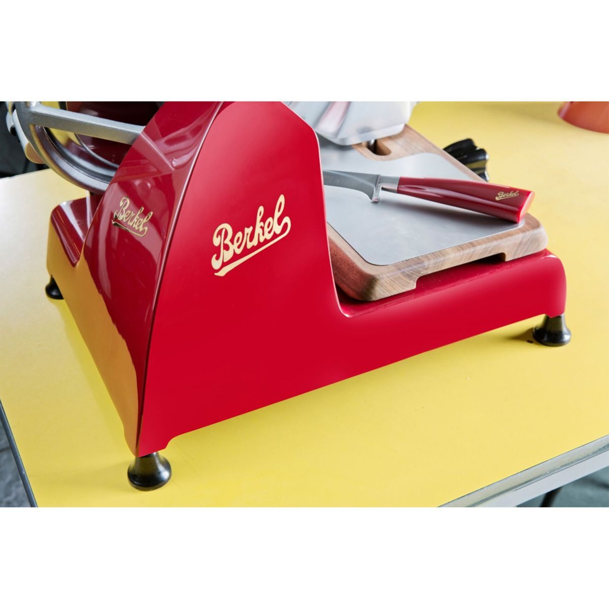 Berkel Schneidebrett Schneidebrett Red Line RL 220 250, Buchenholz u., Holz / Edelstahl