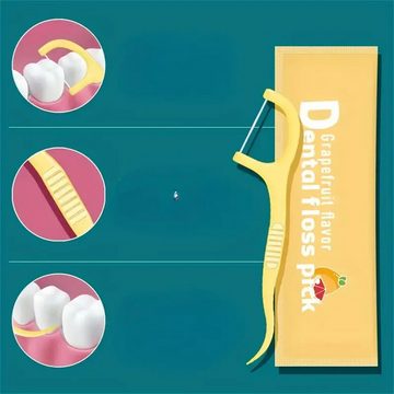RefinedFlare Zahnseide Fruchtige Zahnseide einzeln verpackt und zum Einmalgebrauch, (1-St)