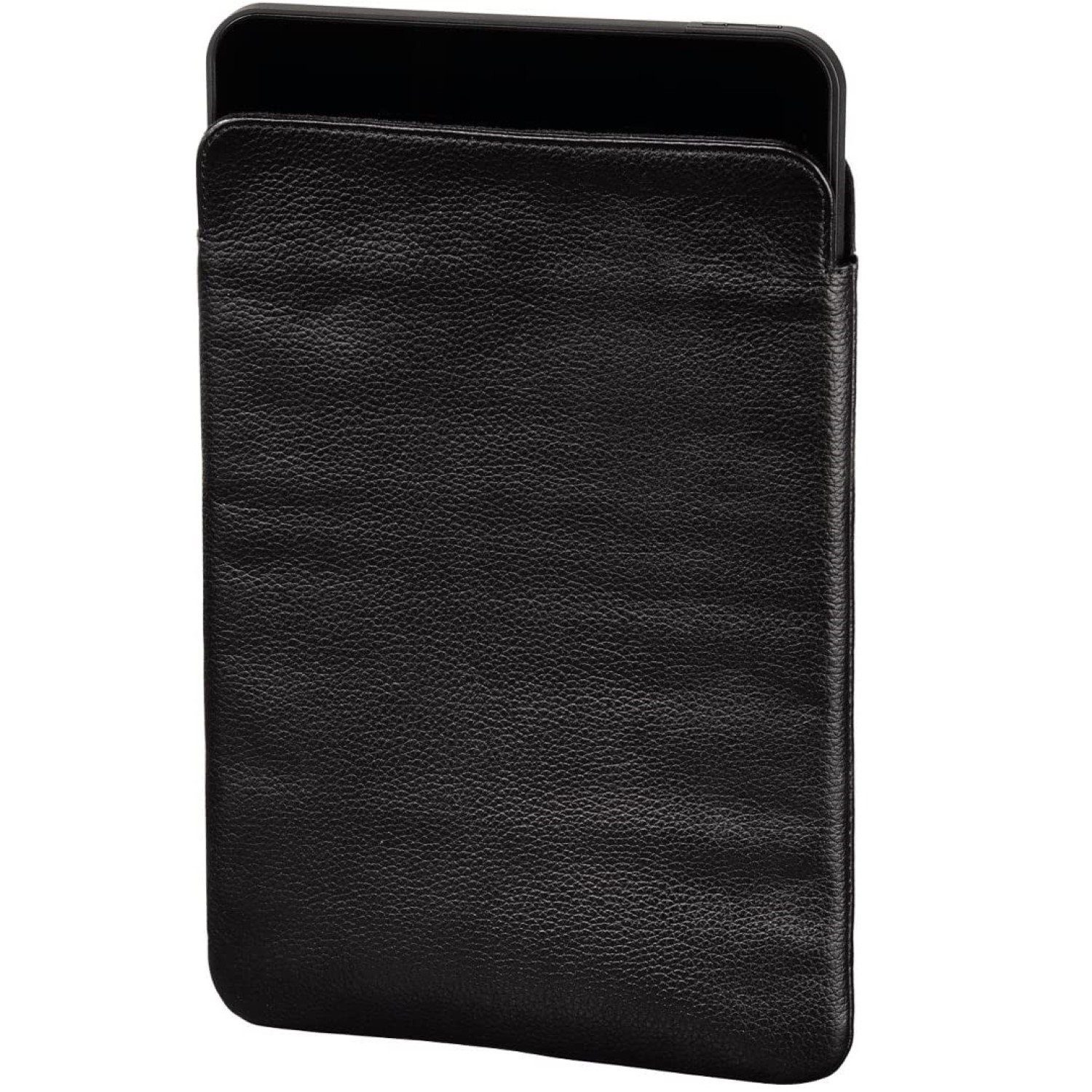 Hama Tablet-Hülle Sleeve Slim Leder Schwarz bis 10,5", Anti-Kratz Sleeve, passend für Tablet PC iPad 9,7" bis 10,5" Zoll etc.
