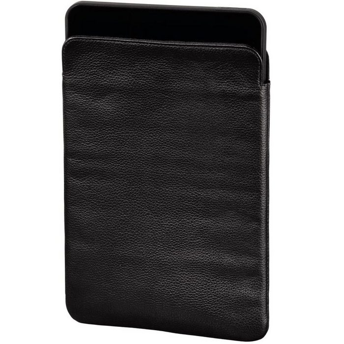 Hama Tablet-Hülle Sleeve Slim Leder Schwarz bis 10 5" Anti-Kratz Sleeve passend für Tab Tablet PC / iPad 9 7" 10" 10 1" 10 2" 10 3" 10 4" 10 5"Zoll etc.