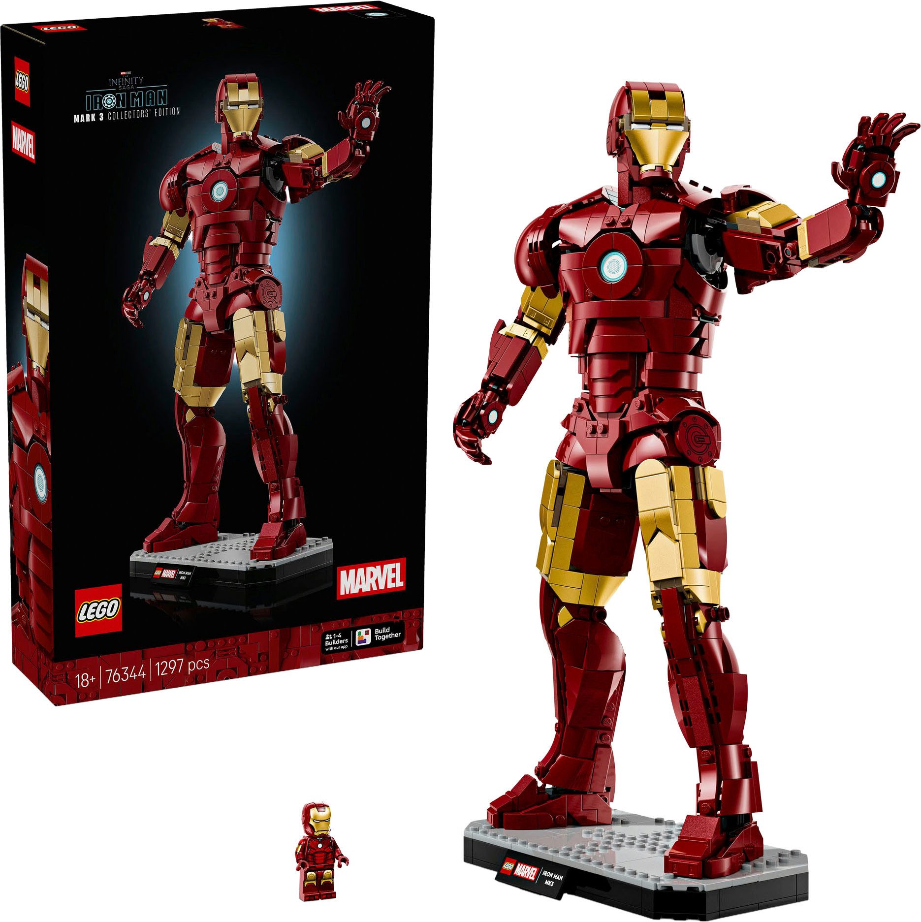 LEGO® Iron Man Mark 3 Sammleredition (76344), LEGO Super Heroes Konstruktio günstig online kaufen