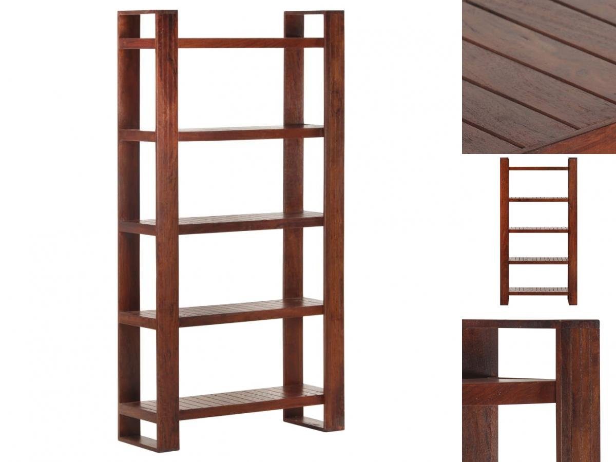 vidaXL Regal Bücherregal Honigbraun 85x30x166 cm Akazie Massivholz. € 328,95