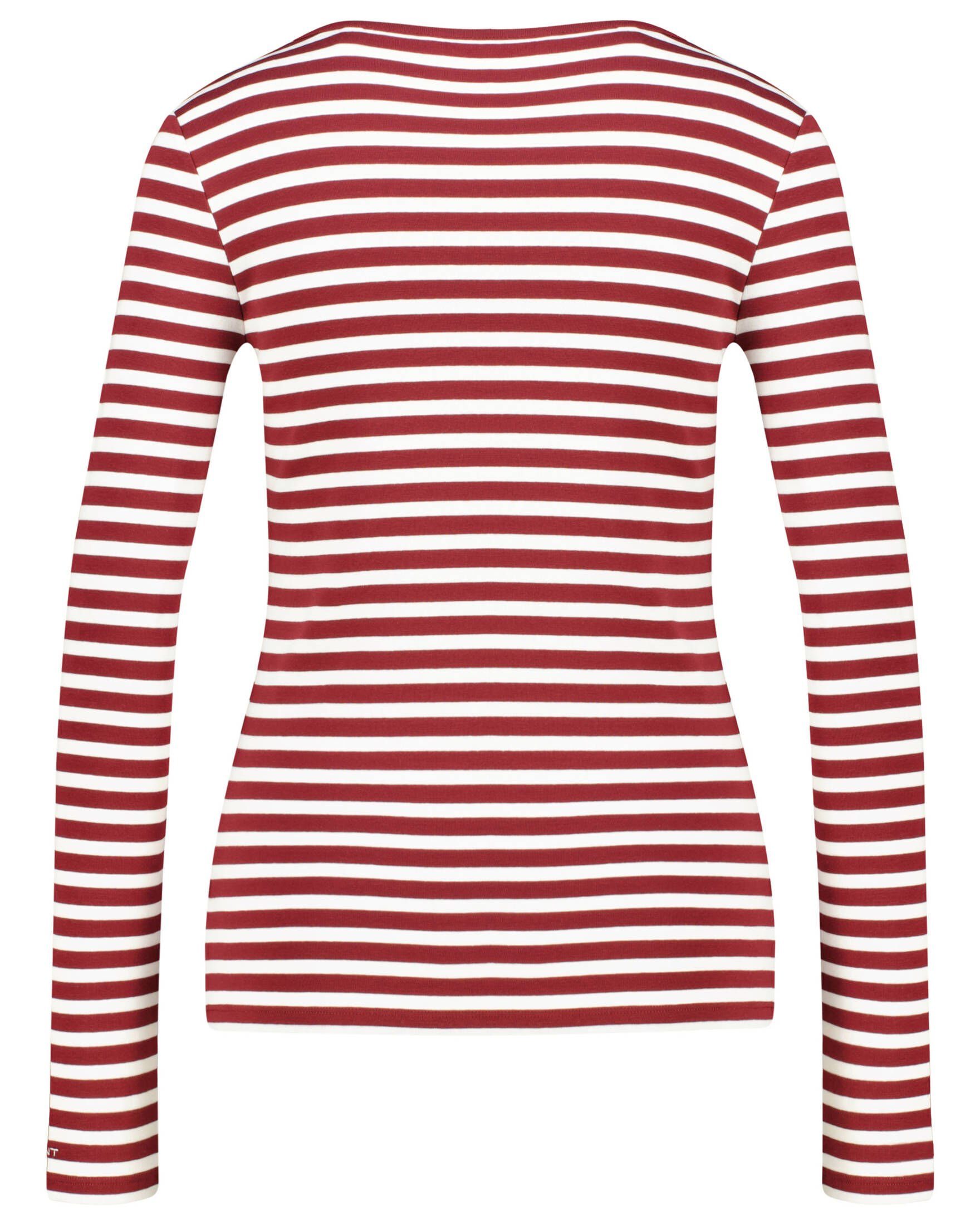 Langarmshirt T-Shirt Damen rot Gant Slim (74) Fit (1-tlg)