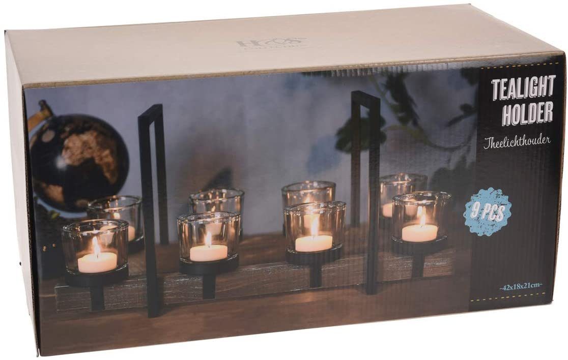 made2trade Teelichthalter MODERN, inkl. 8 Teelichtgläsern günstig online kaufen