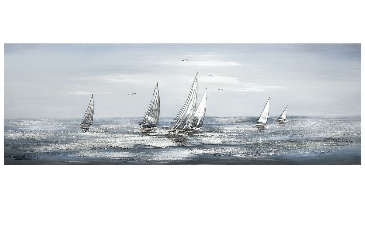 L) H x Regatta Bild Gemälde GILDE Gilde (B x Bild Silver