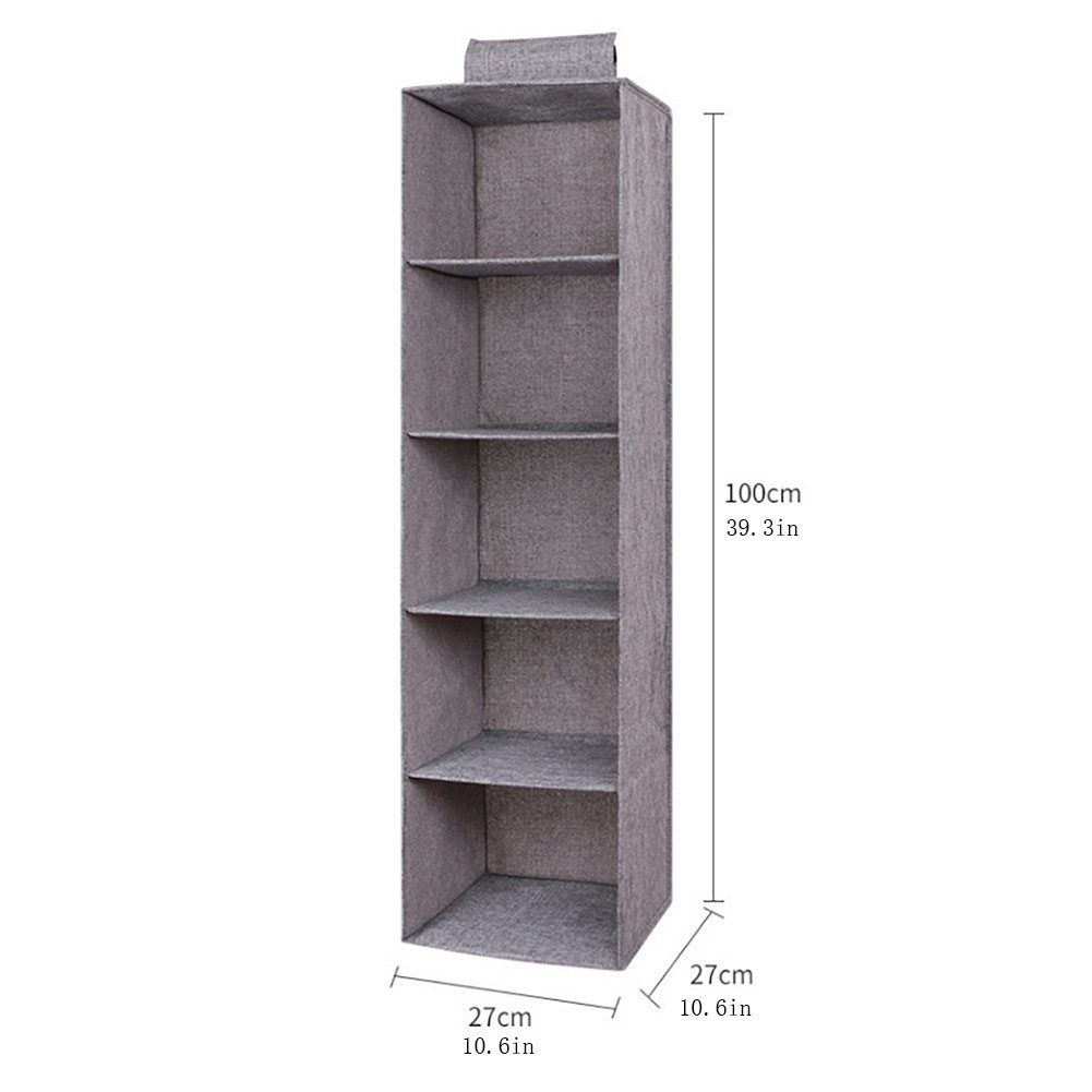 GarveeMore Küchenregal Hängender Kleiderschrank Organizer 5Regal günstig online kaufen