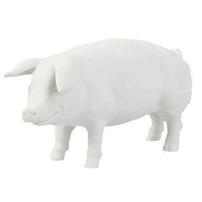 Reichenbach Skulptur Porzellanfigur Schwein Bisquit