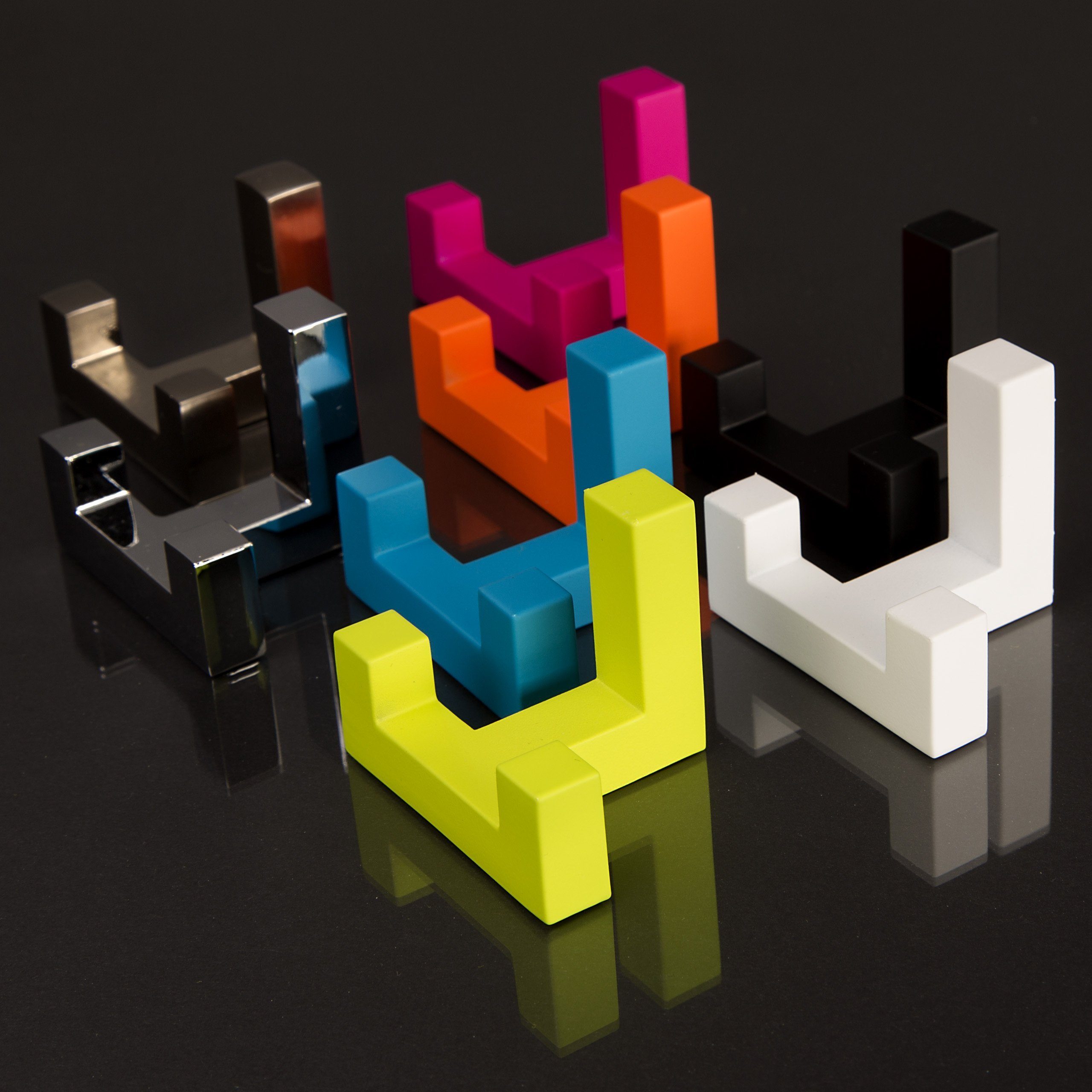 SO-TECH® Garderobenhaken Kleiderhaken COSIMA 2-fach BA 16 mm (1 St), schwar günstig online kaufen