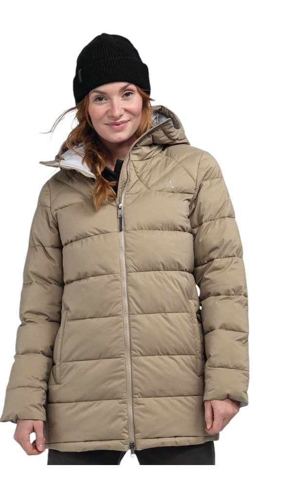 Schöffel Parka Boston (wasser- und winddicht) beige Damen günstig online kaufen