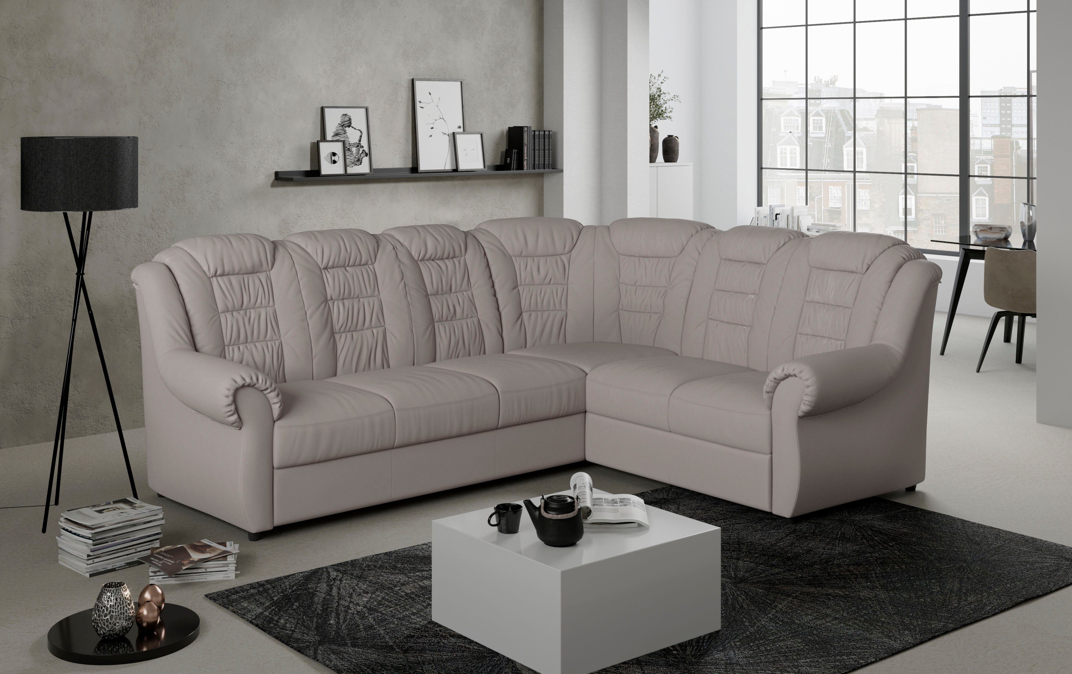 Home affaire Ecksofa Boston L-Form, mit günstig online kaufen