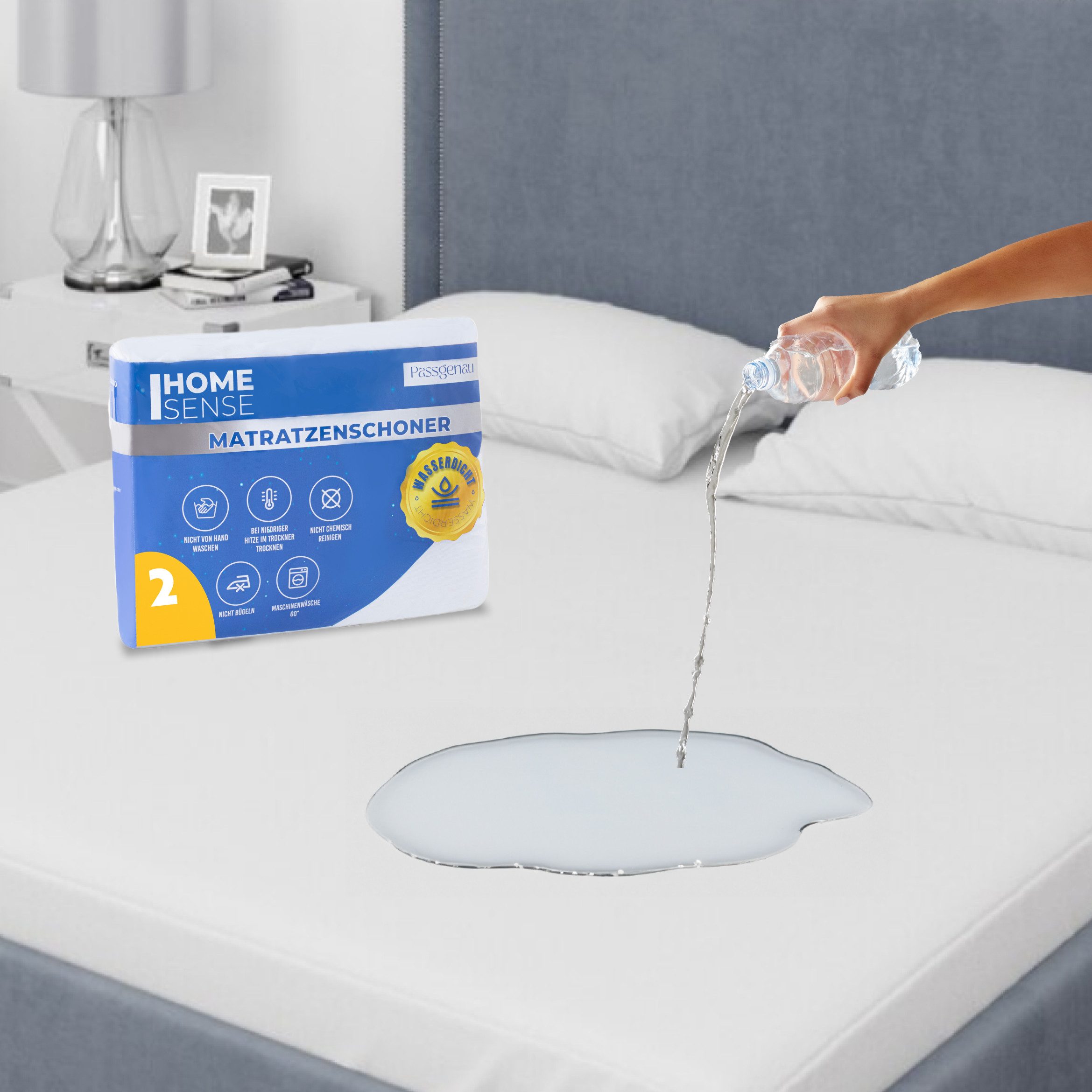 Matratzenschoner Home Sense Matratzenschoner Wasserdicht 2er set, Matratzen günstig online kaufen