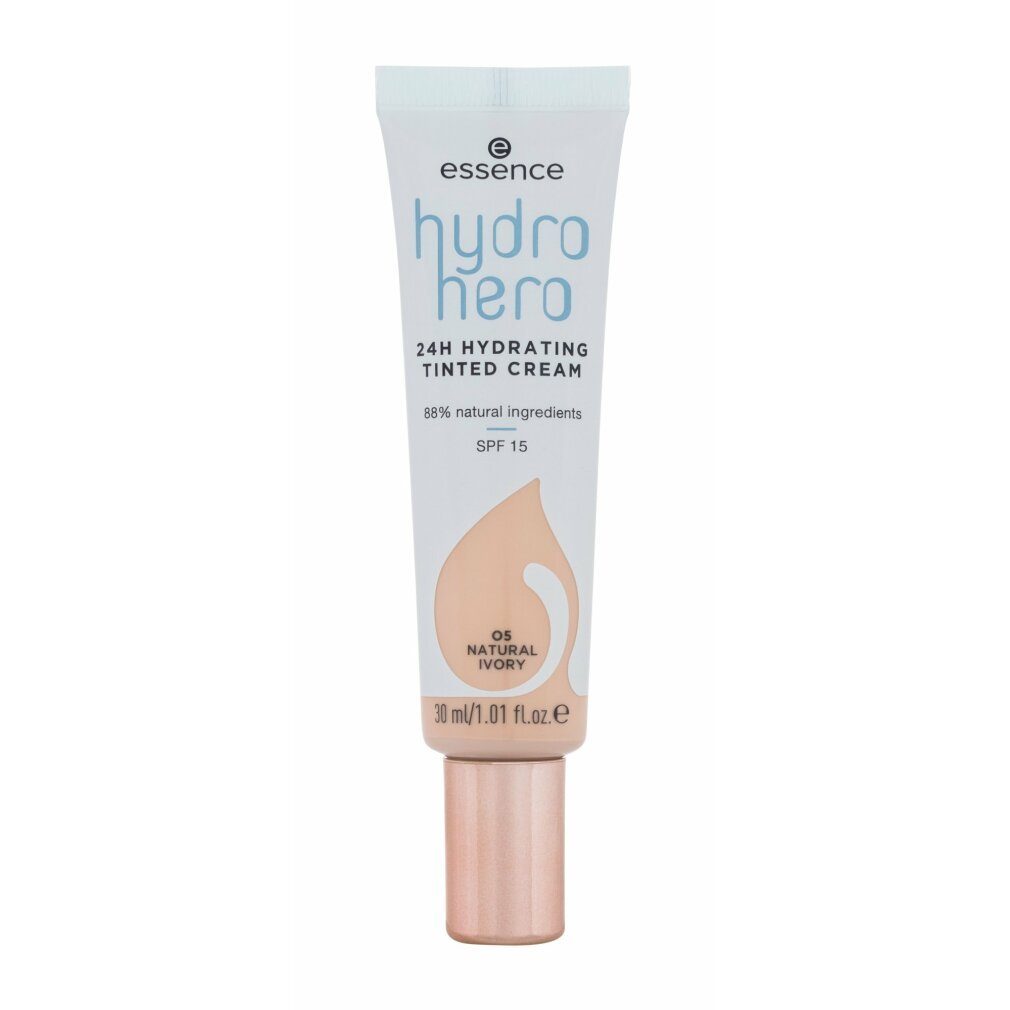 Essence Foundation BB Creme Hydro Hero LSF 15, 05 Natural Ivory, 30 ml