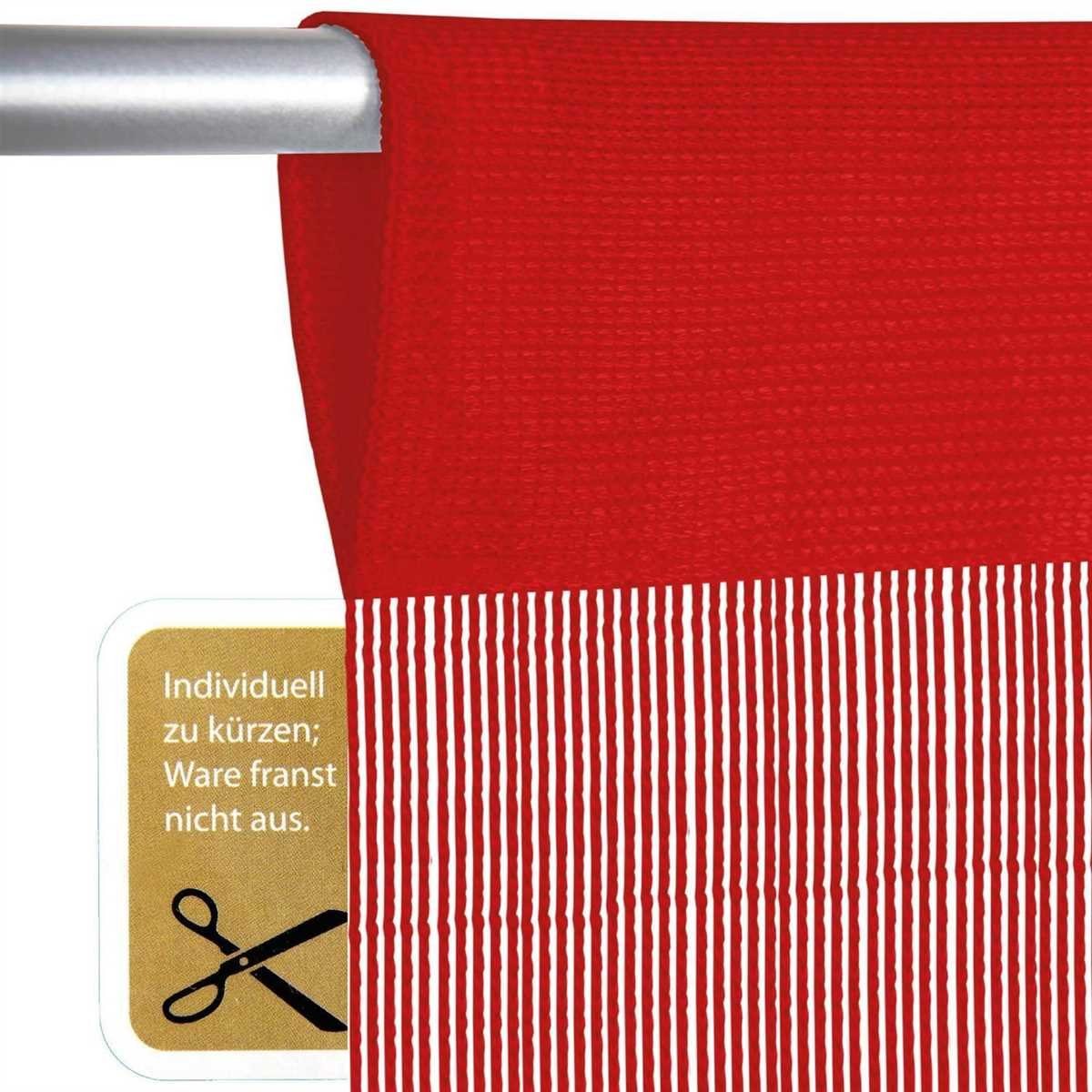 Arsvita Fadenvorhang "Prince" (1 St), Stangendurchzug, abdunkelnd, 100% Mikrofaser, hochwertig, individuell kürzbar, bei 30°C waschbar – Bild 4 von 4