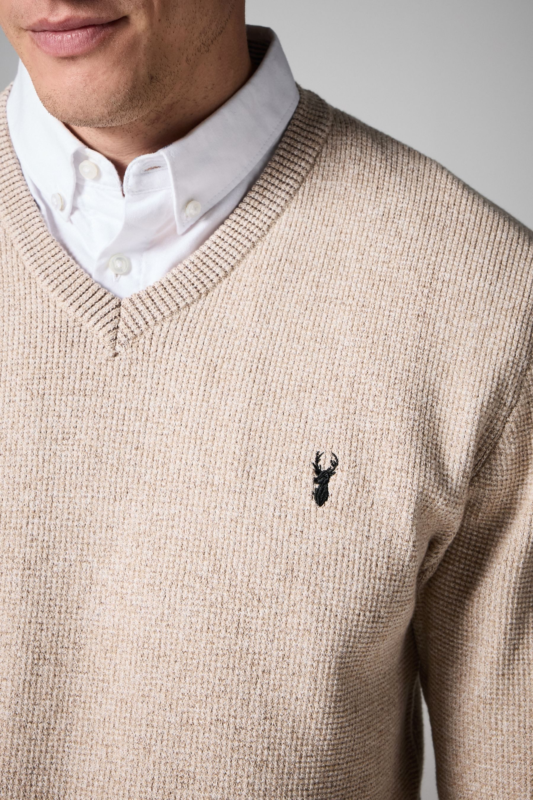 Next 2-in-1-Pullover Pullover mit Hemdkragen (1-tlg)
