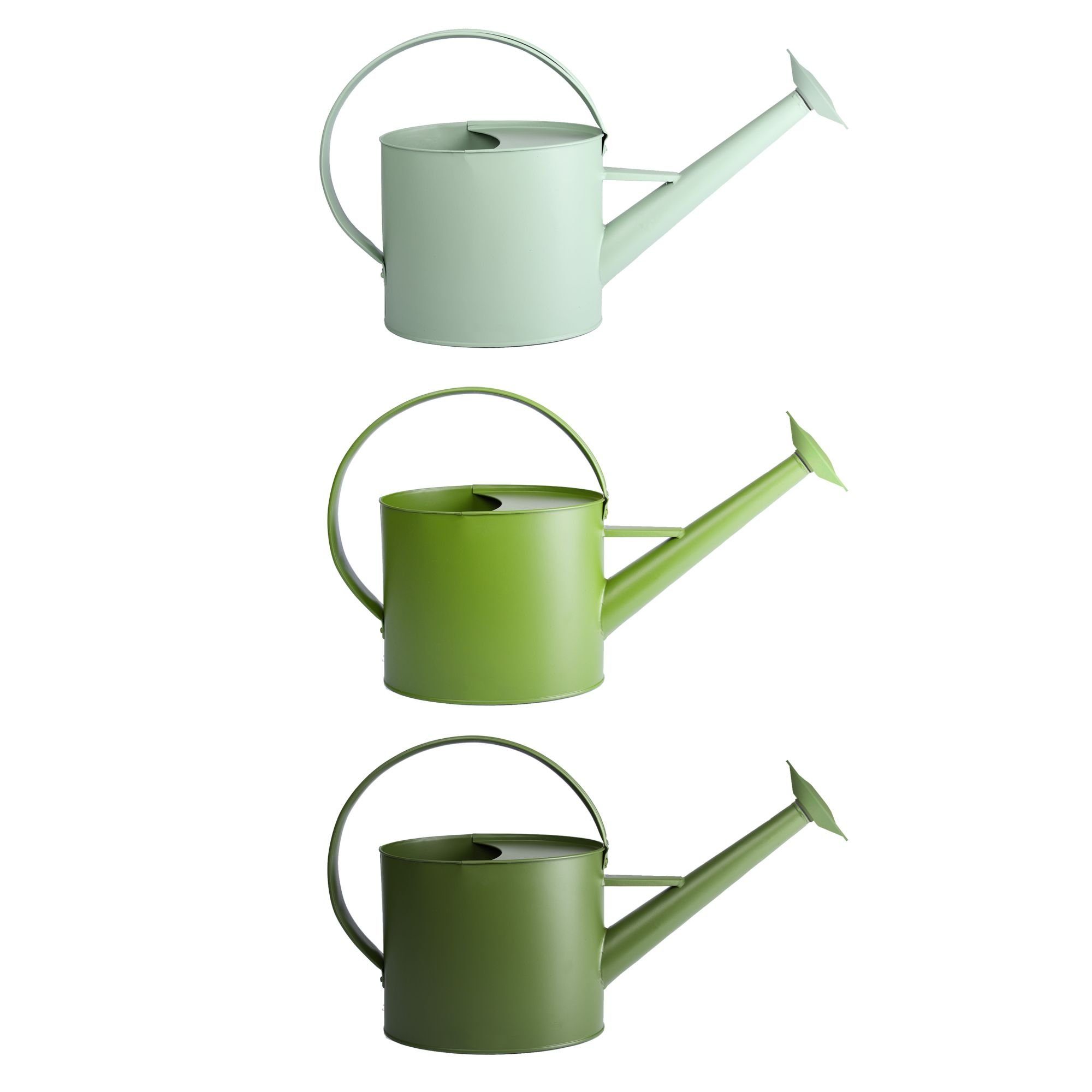 esschert design Gießkanne Grüntöne, Outdoor Gießkanne, sortierte Grüntöne Farbwahl nicht möglich