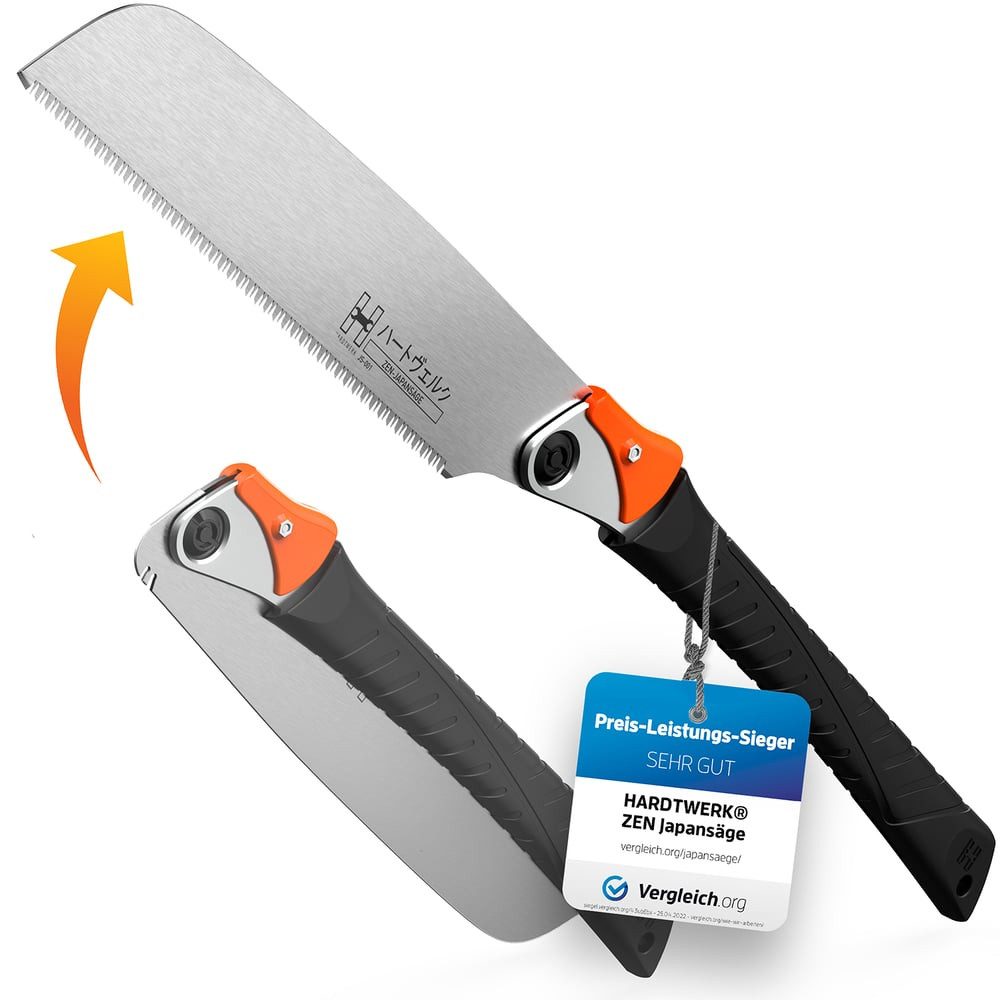 Hardtwerk® Japansäge Zen Kataba 240 mm aus SK4 Karbonstahl, japanische Säge günstig online kaufen