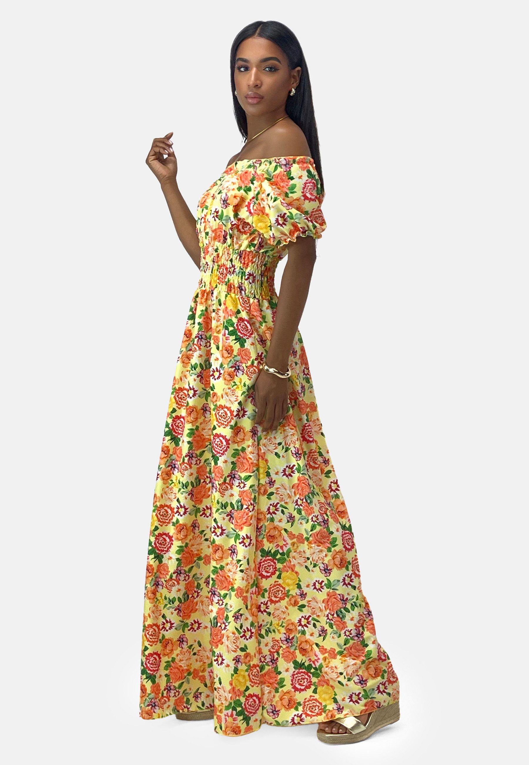 Elara Maxikleid Elara Damen Maxikleid (1-tlg) günstig online kaufen