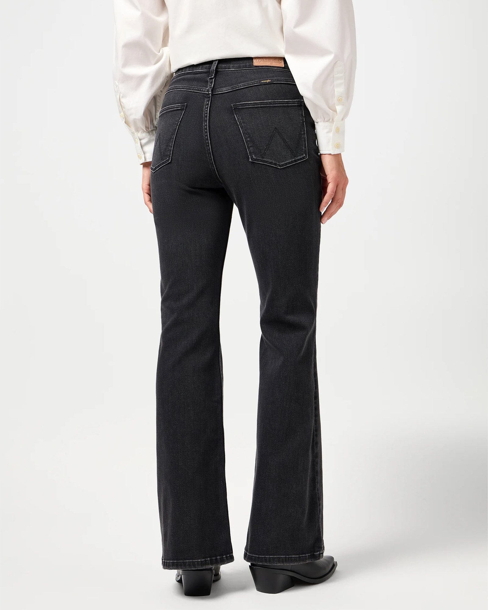 Wrangler Bootcut-Jeans High Waist Superstretch Jeans - FIERCE FLARE CONSTEL günstig online kaufen