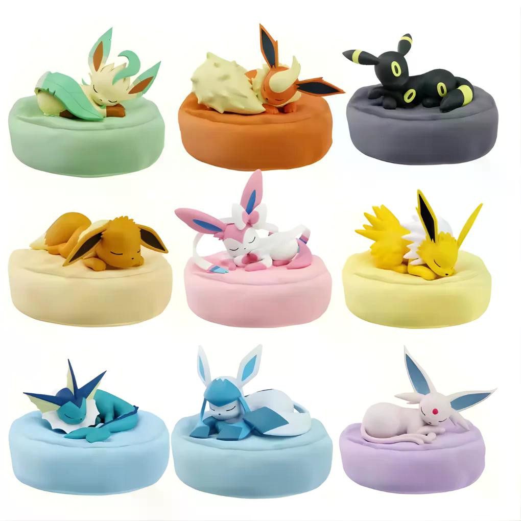 The Pokémon Company Sammelfigur Pokémon Eeveelutions Sleeping Blind Box Sammelfigur Auswahl