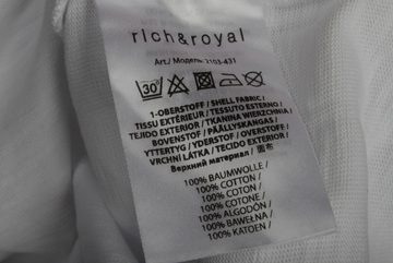 Rich & Royal Shirttop Rich & Royal 2103 431 Damen T-Shirt Gr. S Weiß Neu