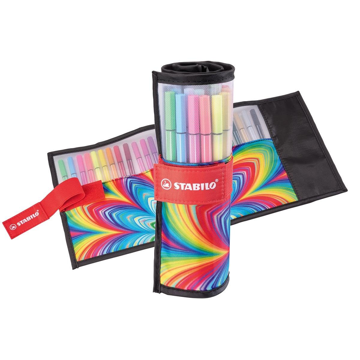 STABILO Pinselstift STABILO Pen 68 ARTY Premium-Filzstift - 25er Rollerset