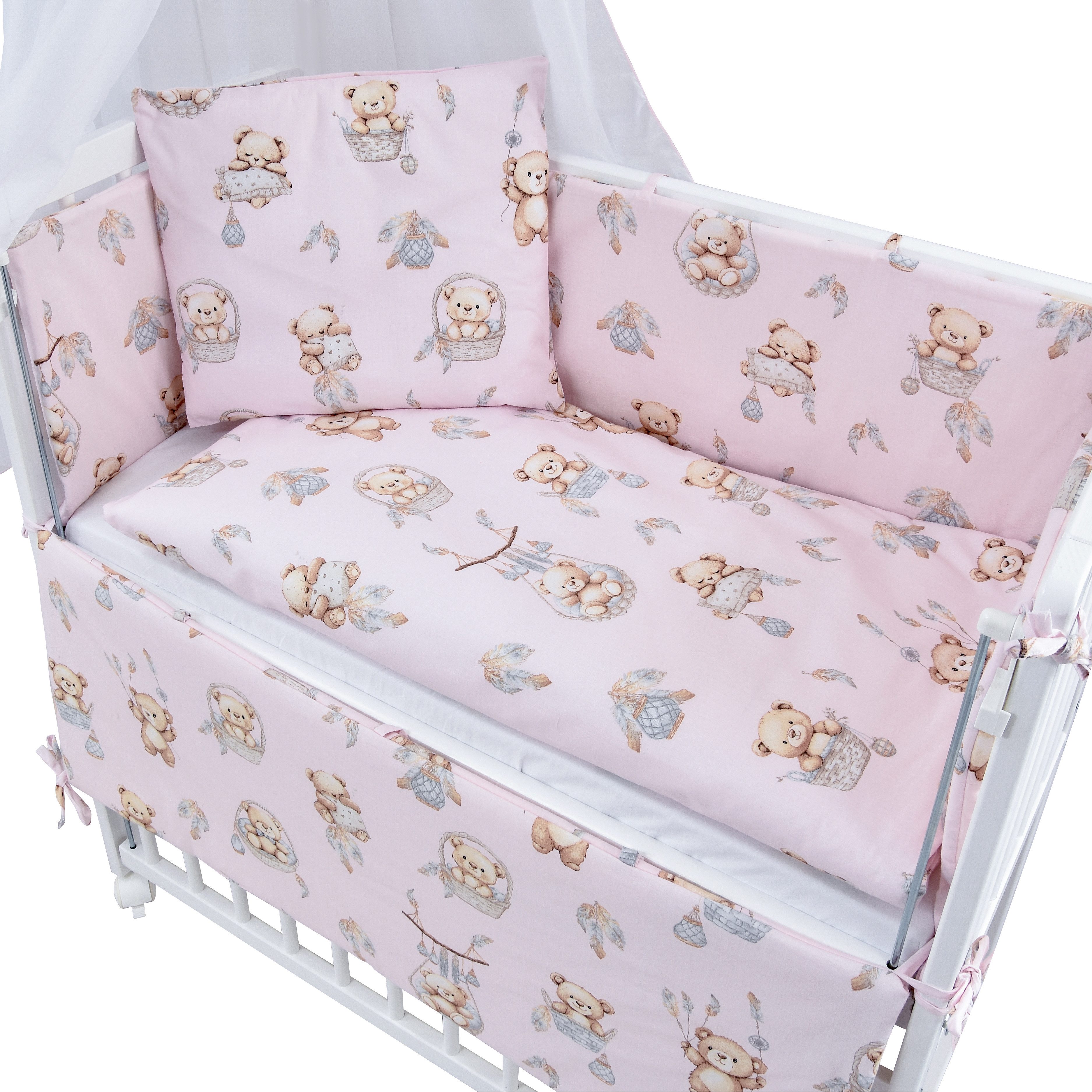 Baby-Delux Beistellbett Babybett Teddy Rosa, Stillbett günstig online kaufen