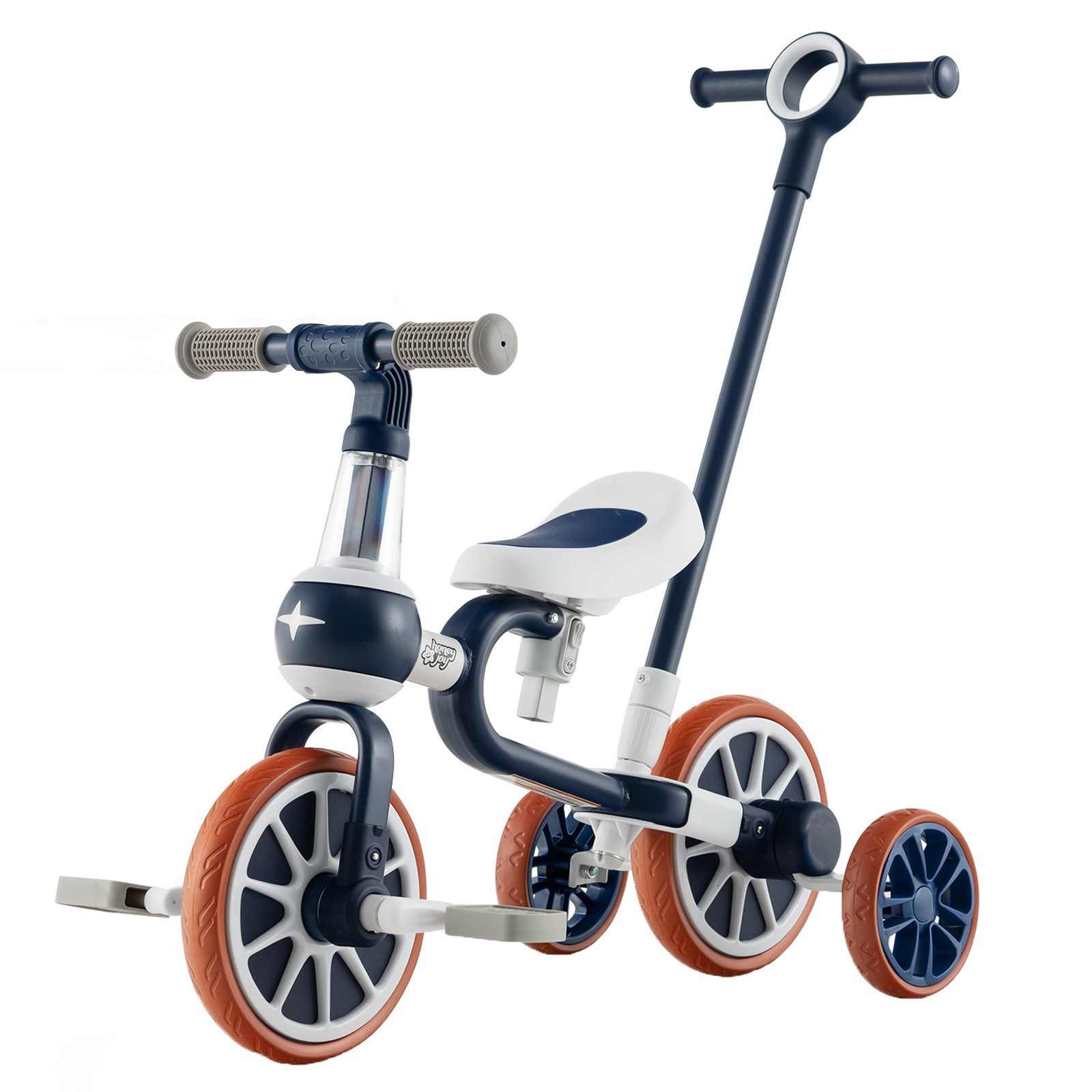 COSTWAY Dreirad 4 in 1 Laufrad, verstellbar, von 2-4 Jahren, bis 30kg günstig online kaufen