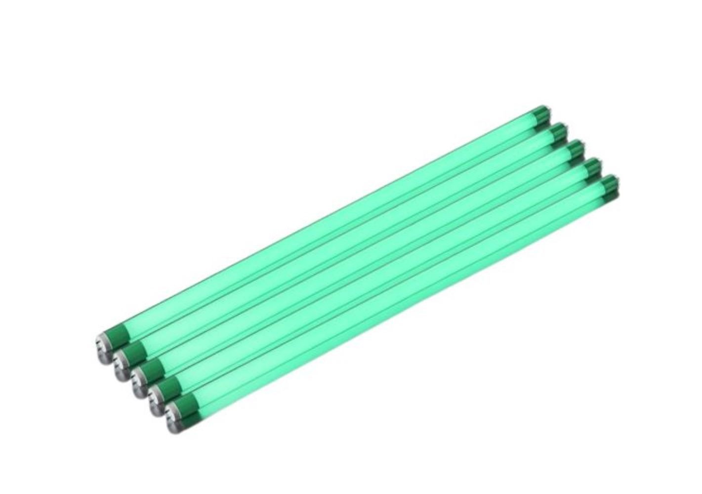 XENON LED Dekolicht 8955 LED Röhre 230 Volt 5er Pack 18W T8 120cm 2000 Lm Kunststoff Grün, Xenon / Grün