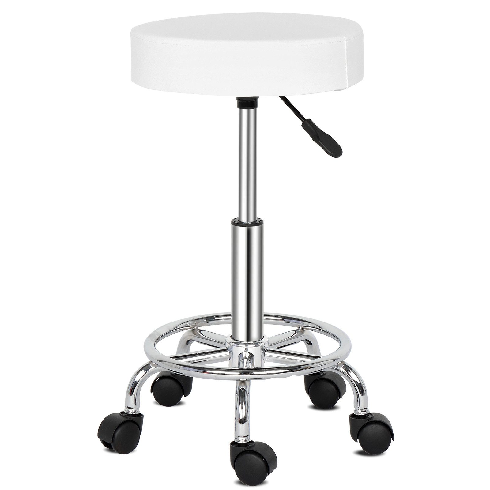 FUROKOY Hocker Runder Drehhocker, Rollhocker aus günstig online kaufen
