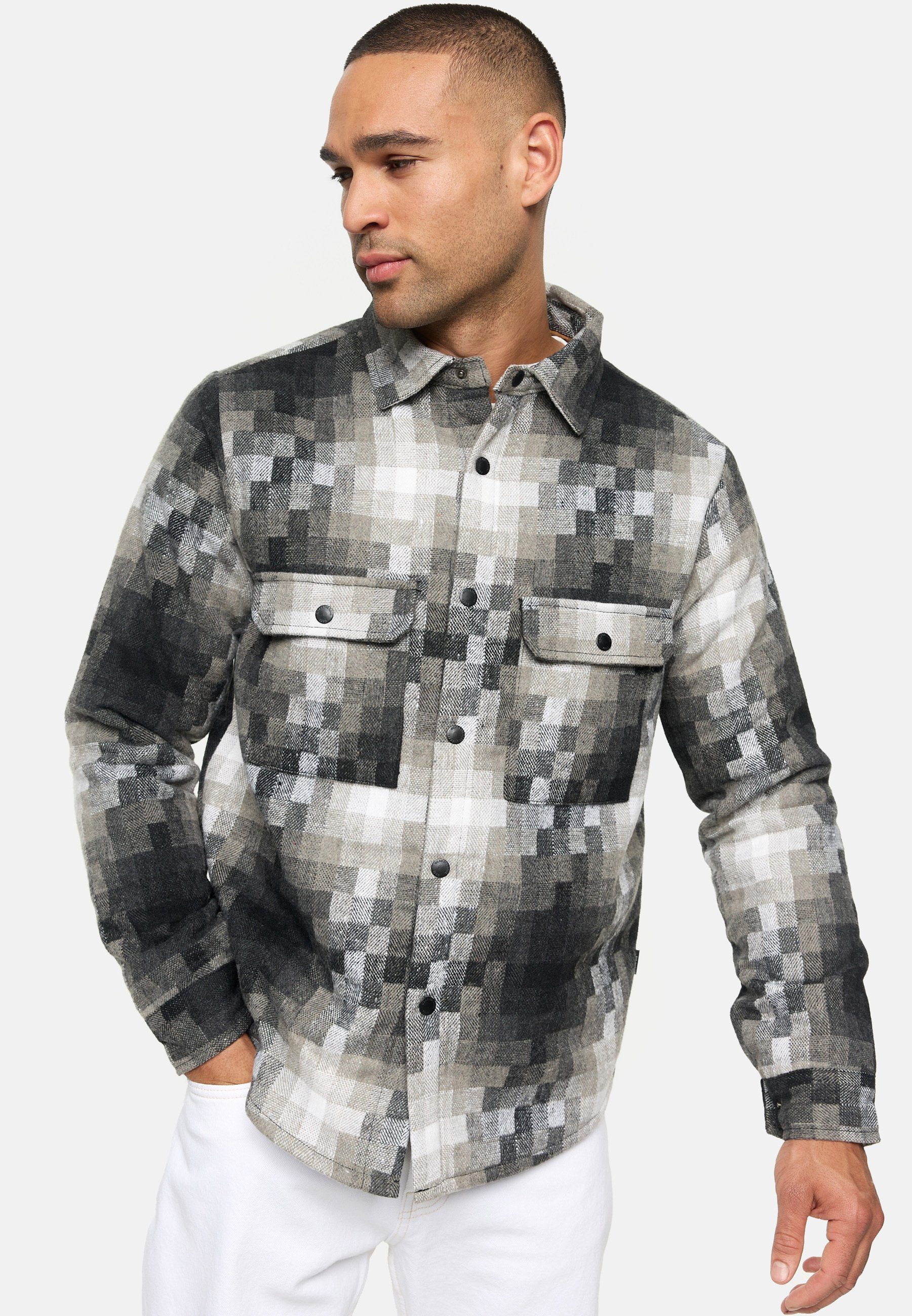 Indicode Hemdjacke Herren Spin Übergangsjacke Herrenjacke günstig online kaufen