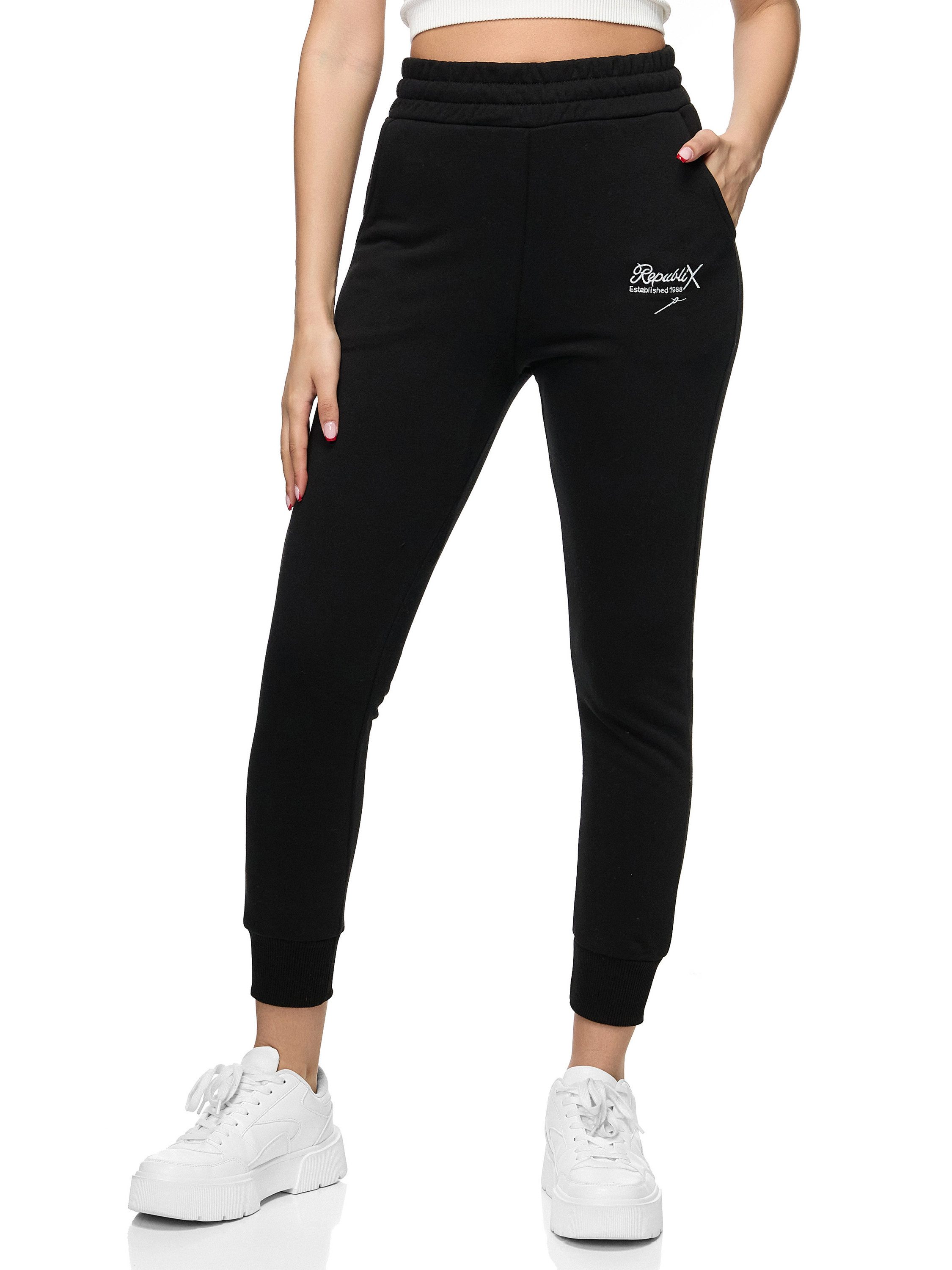 REPUBLIX Jogginghose BREE Damen Jogger Sporthose Jogging Sweat Pants günstig online kaufen