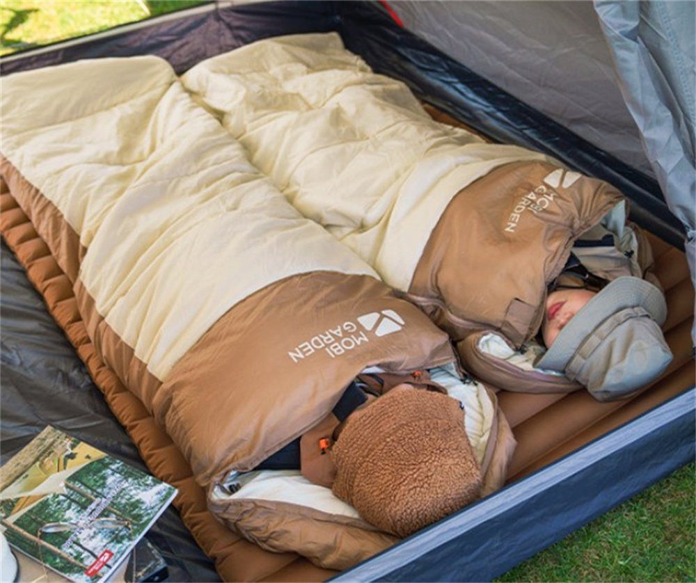 Hochwertiger Deckenschlafsack Wandern, Erwachsenenschlafsack (1 für Camping Dekorative tlg), Schlafsack für Outdoor-Reisen Camping, warmes 1,8KG Schlafsack,
