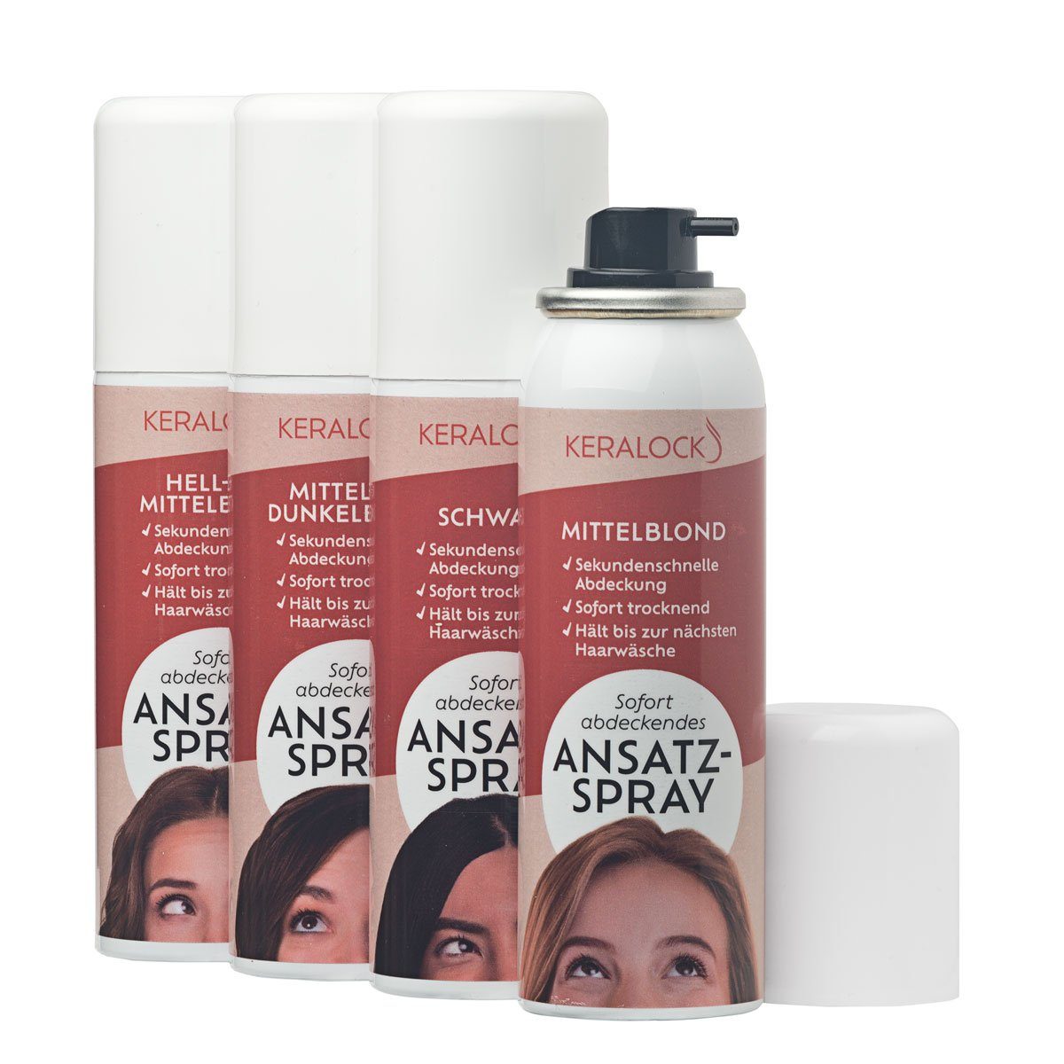 Keralock Haarfarbe Ansatzspray