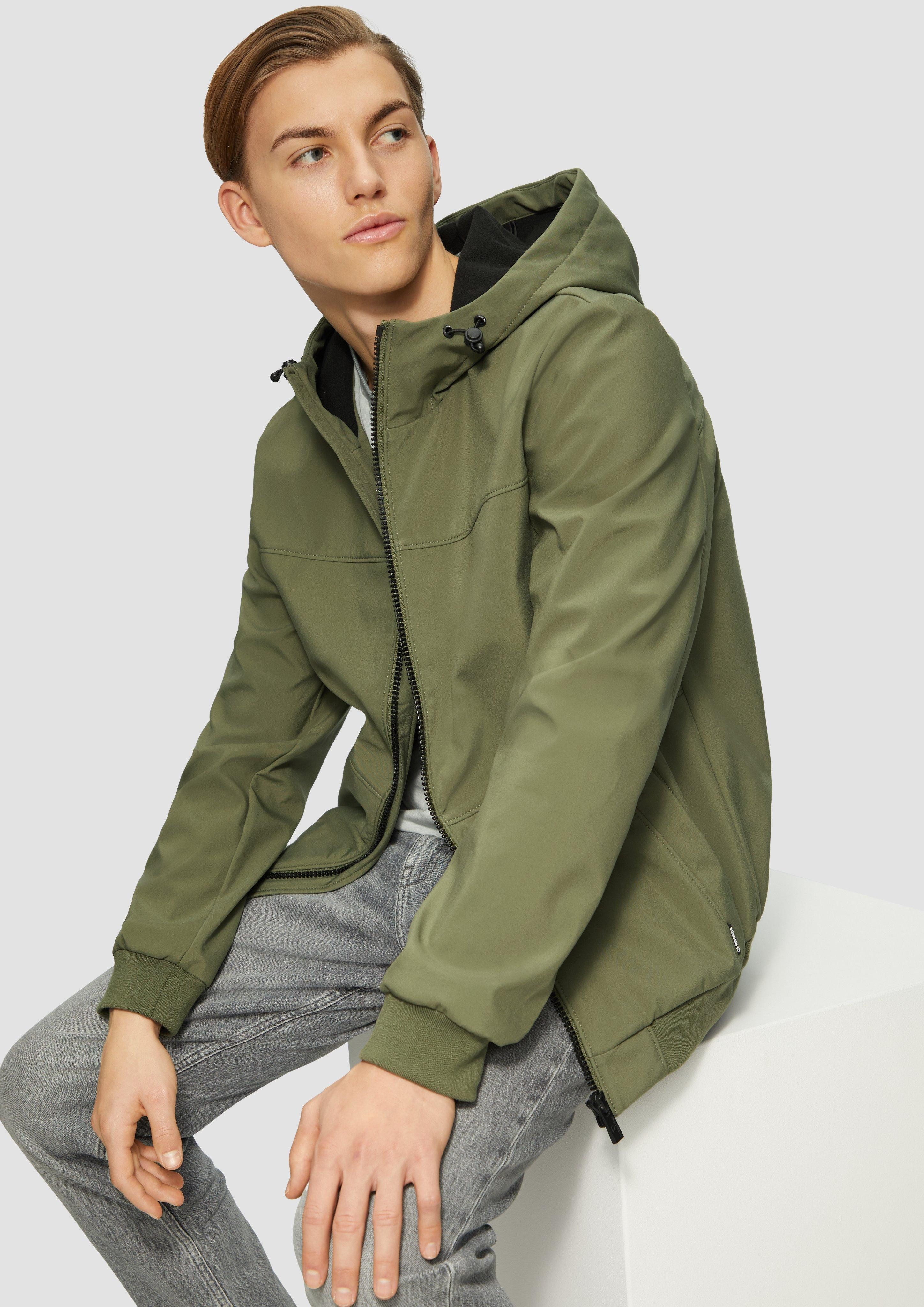 QS Allwetterjacke Softshelljacke mit Kapuze und günstig online kaufen