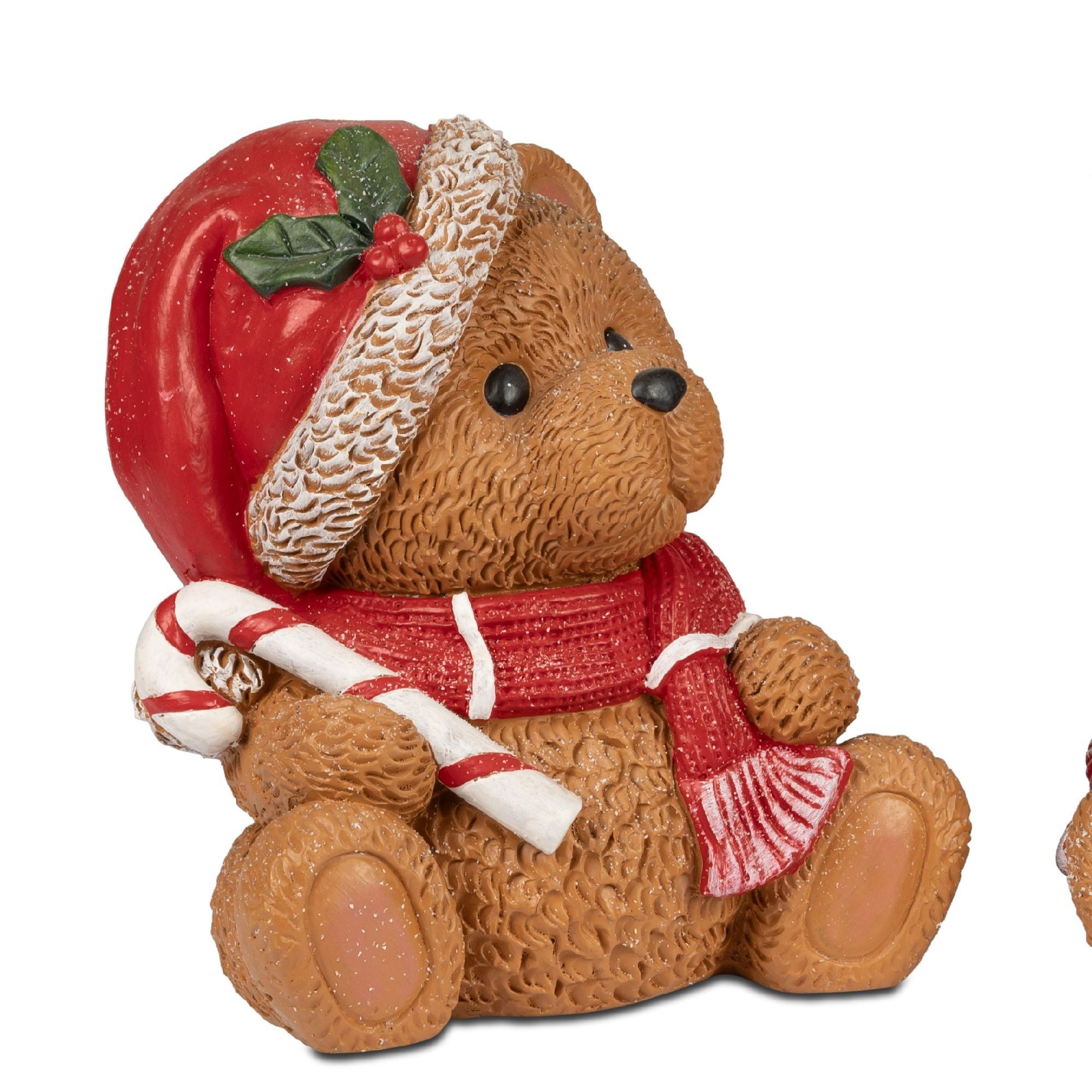 formano Dekofigur Winterzeit Weihnachtsdeko, Weihnachtsdeko, Mehrfarbig, Teddy, H: 30cm