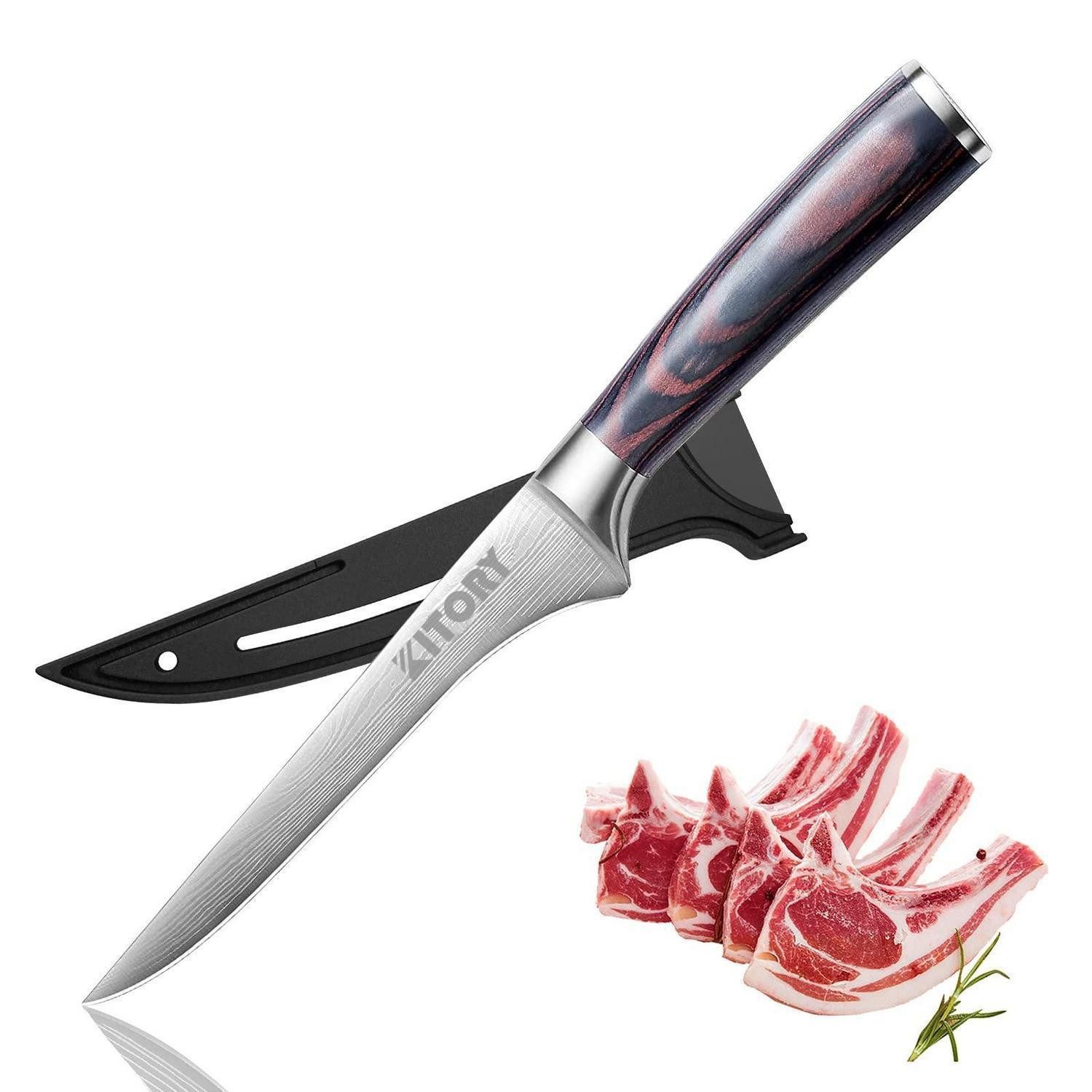 LuxusKollektion Filetiermesser Filetiermesser 15 cm Pakkaholzgriff