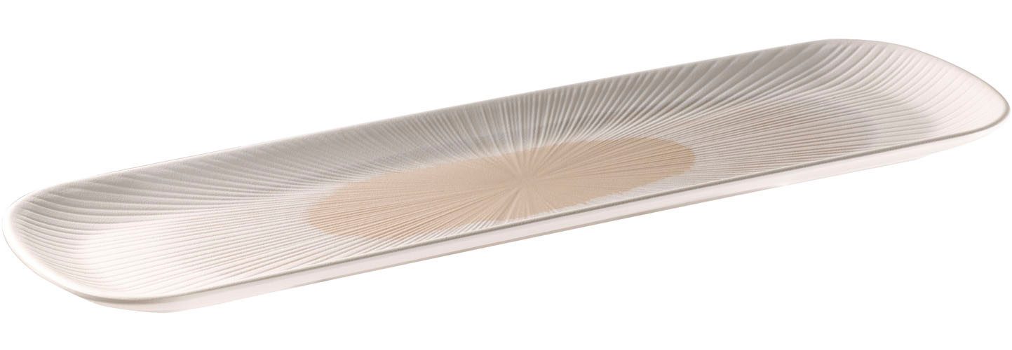 APS Tablett Servierplatte "BLUSH" 53 x 16,5 cm, Höhe 2,5 cm, Melamin, (1-tlg)