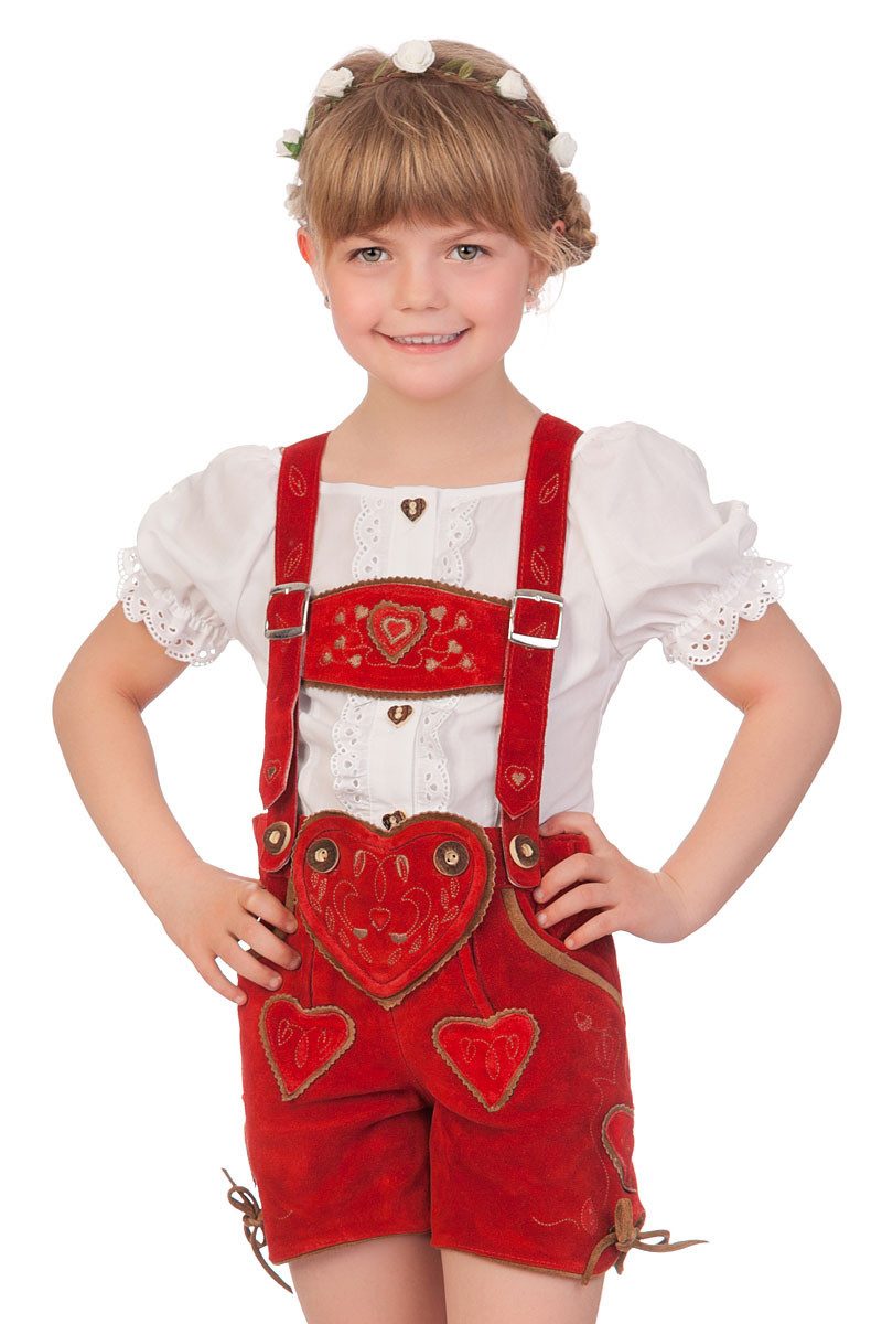 M.Stützle GmbH Trachtenbluse Mädchen Bluse - NANNERL