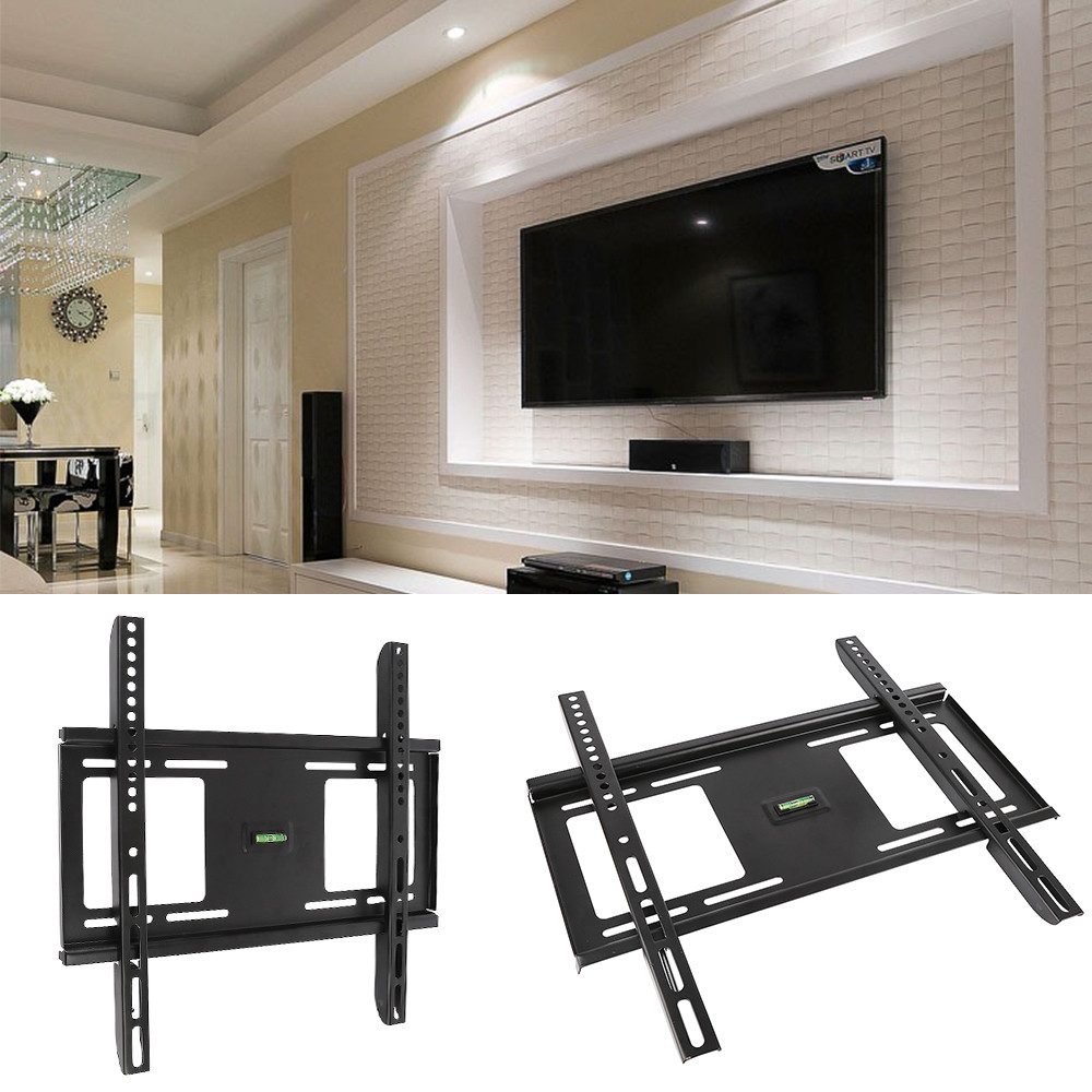 JEOBEST TV-Wandhalterung TV Wandhalterung für 26-55 Zoll, (bis 55 Zoll, Feste Fernseh Wandhalterung mit minimalem Wandabstand) von JEOBEST