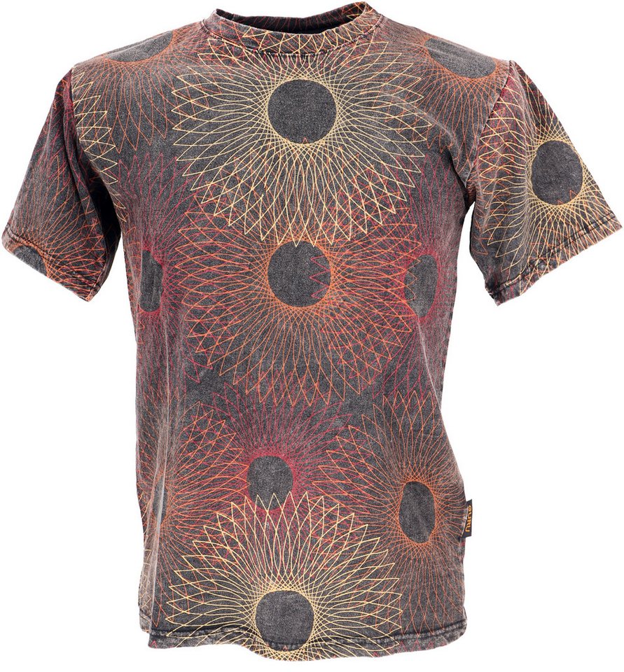 Guru-Shop T-Shirt Tibet & Buddhist Art T-Shirt, Fusion Mandala.. alternative Bekleidung