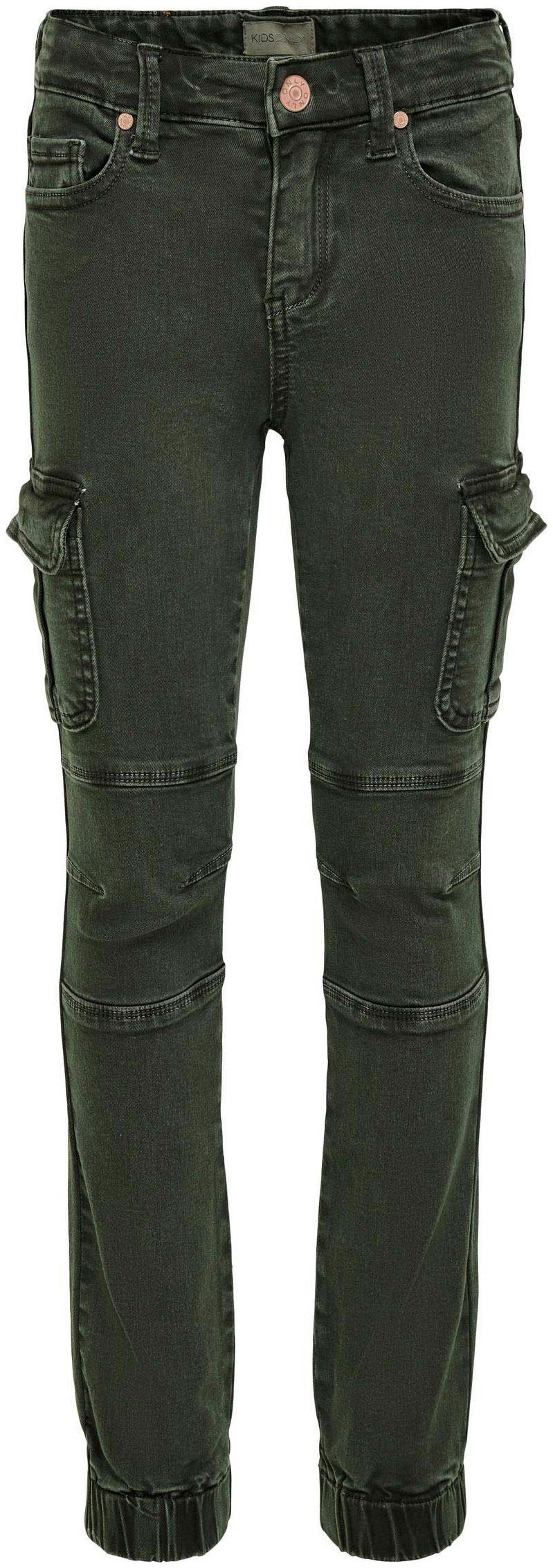 Auch der Versand ist kostenlos! KIDS ONLY Cargohose green REG PNT KOGMISSOURI CARGO oil LIFE