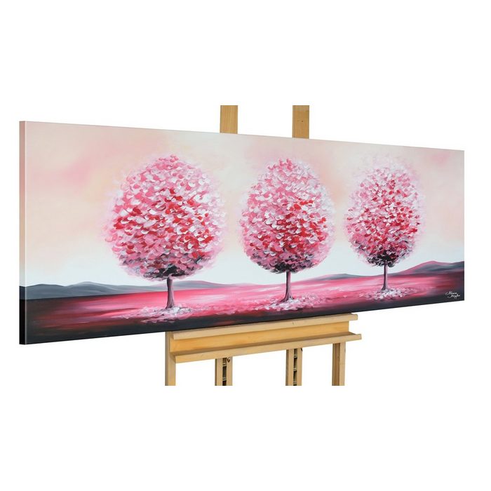 Monica Mirafiori Ölbild 100% HANDGEMALT I Gemälde "Drei Bäume" 160x60cm Gemälde Handgemalt