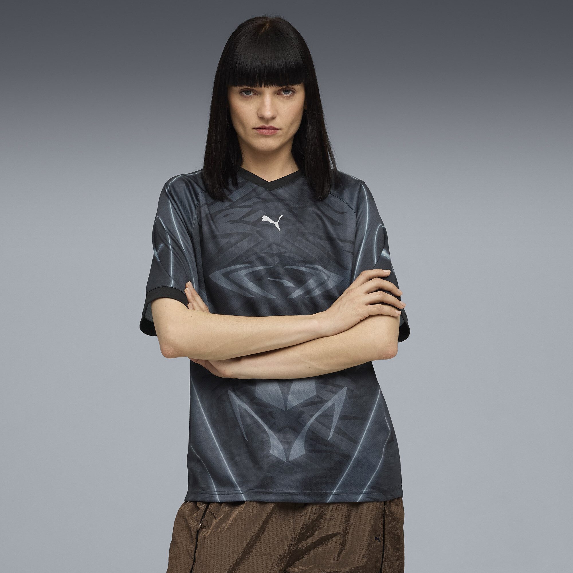 PUMA Trainingsshirt PUMATECH Allover-Print Relaxed Fußballtrikot günstig online kaufen