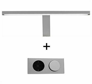 Furn.Design Badezimmerspiegelschrank Riva (Badschrank in weiß, 60 x 75 cm) 2-türig