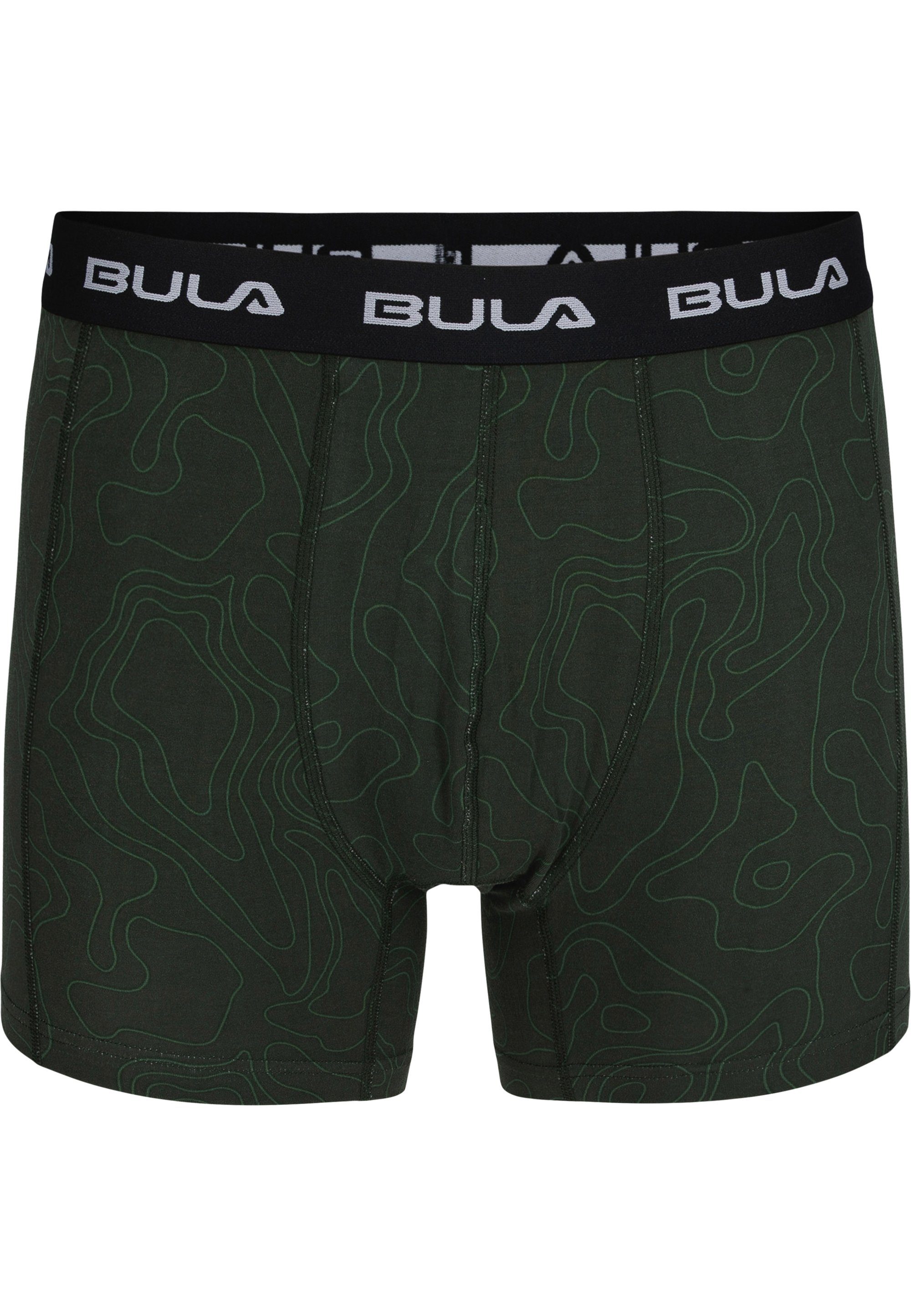 BULA Boxershorts 2er-Pack im sportlichen Design grau