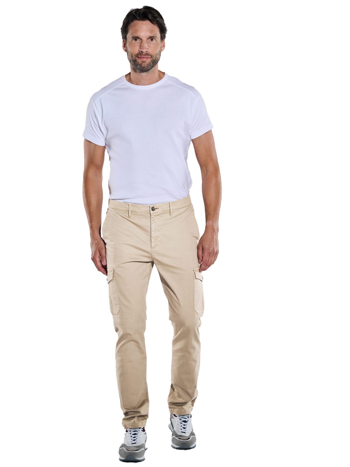 Engbers Cargohose Herren Cargohose straight, Sand