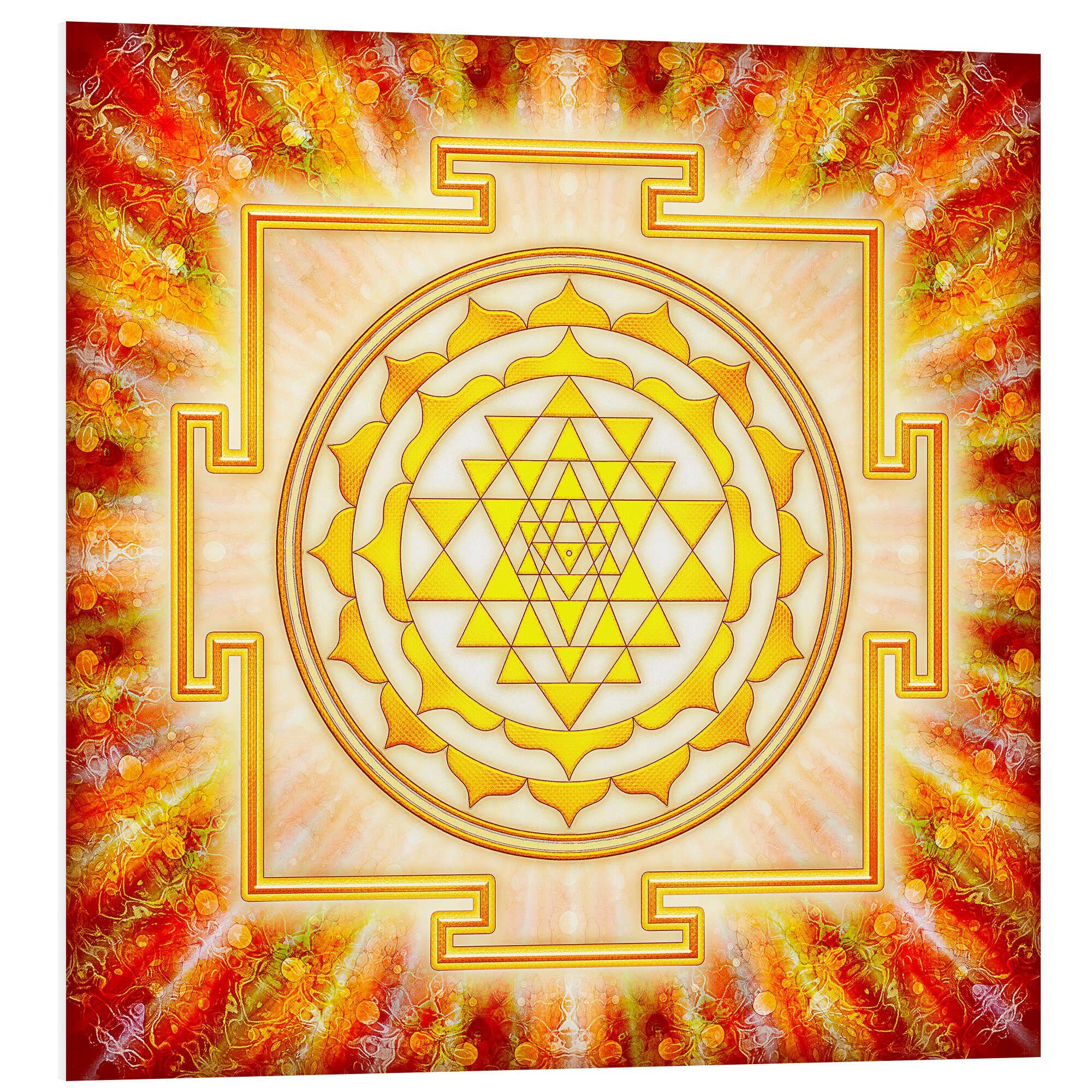 Posterlounge Wandbild Sri Yantra – Artwork günstig online kaufen