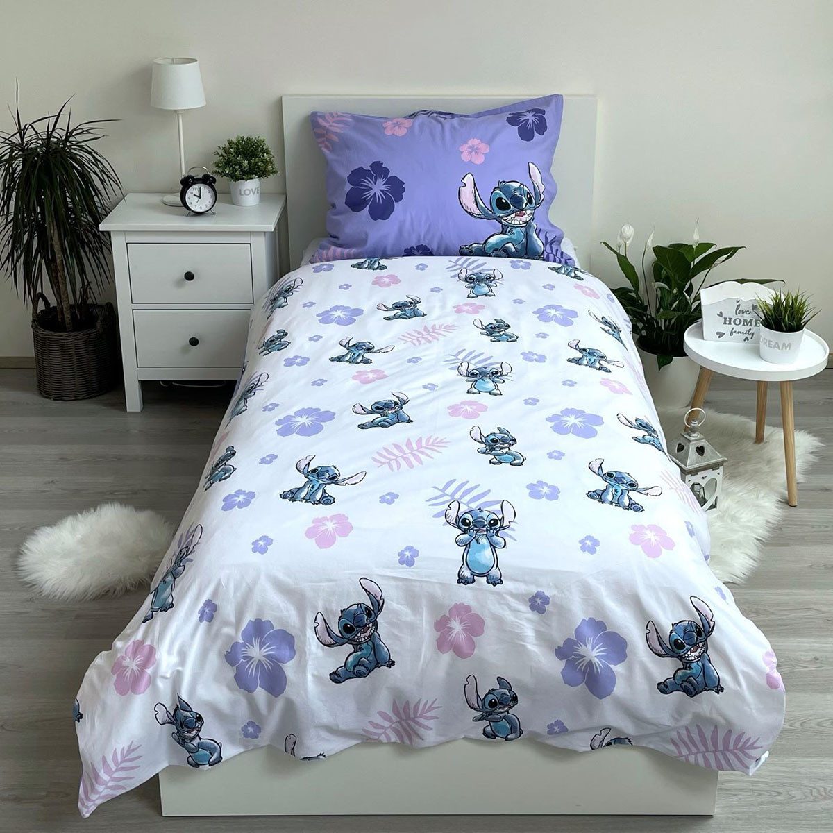 Disney Kinderbettwäsche Lilo und Stitch, Renforcé, 2 teilig